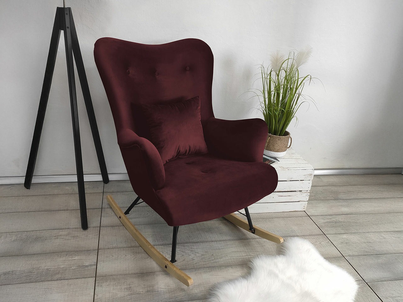 Rocking chair Clovis 101 (Magic Velvet 2202)