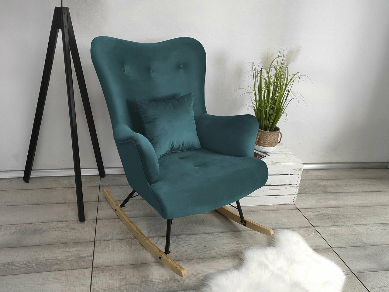 Rocking chair Clovis 101 (Magic Velvet 2222)