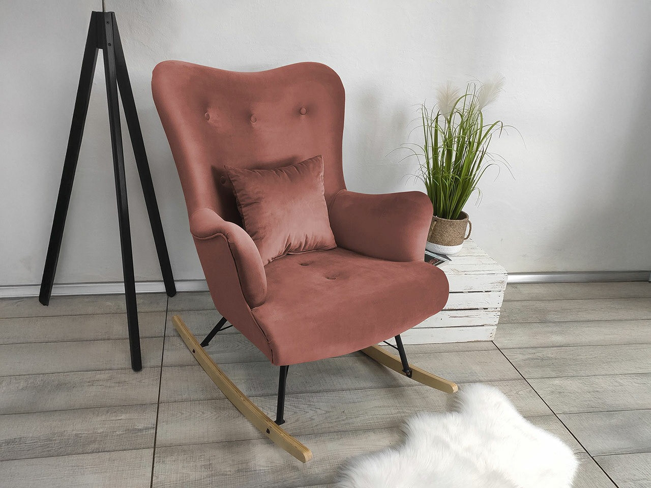 Rocking chair Clovis 101 (Magic Velvet 2258)