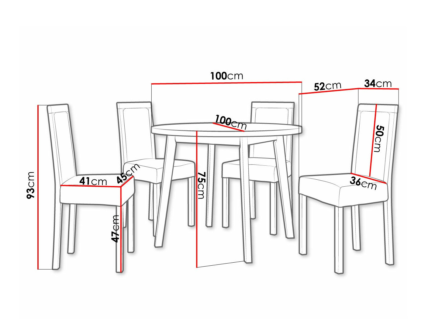 Dining set Victorville 255