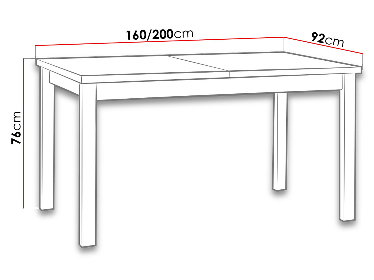 Table Victorville 177 (Artisan oak)