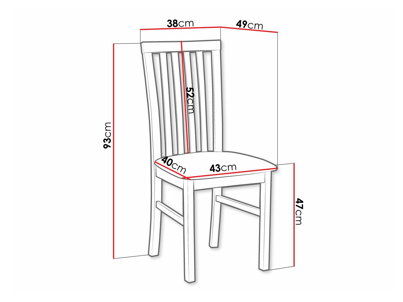 Chair Victorville 155 (Nut)