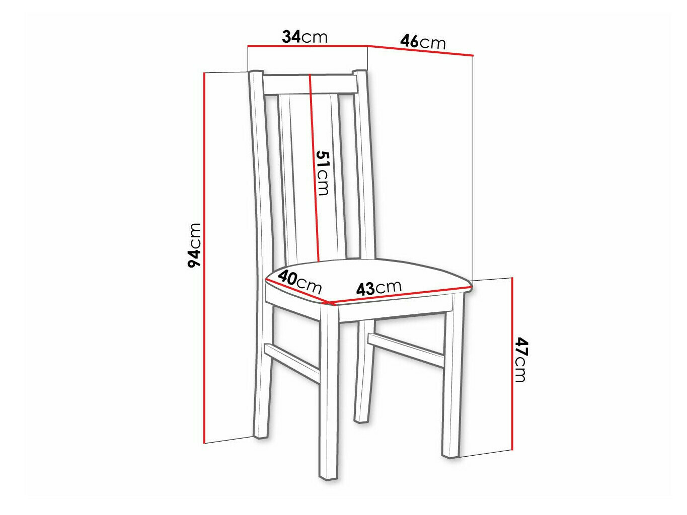 Chair Victorville 143 (Sonoma oak)