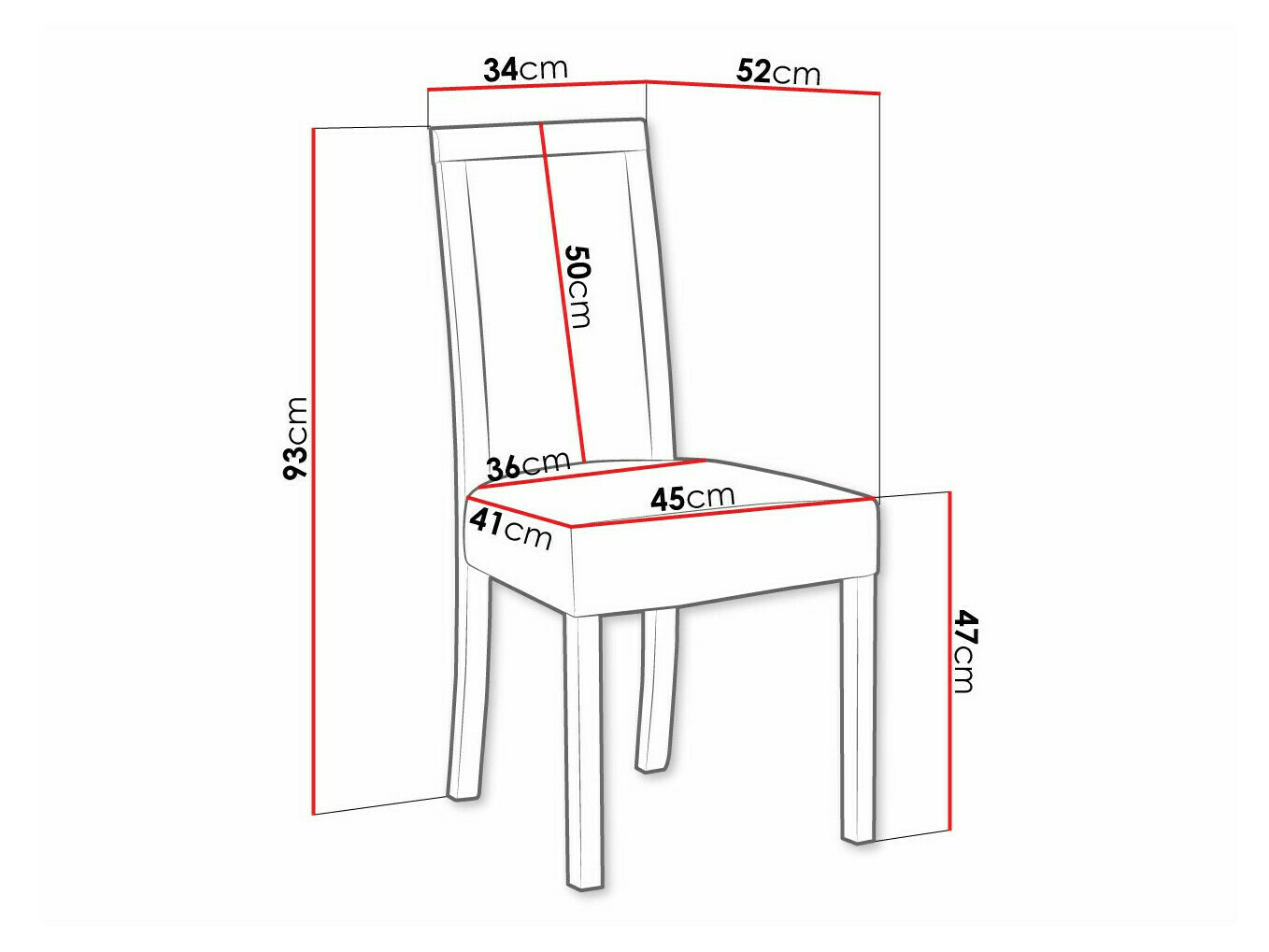Chair Victorville 161 (Black)