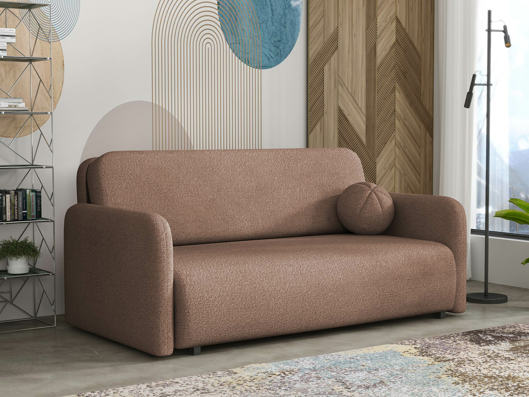 Sofa bed Poetal IV (Coral 45)