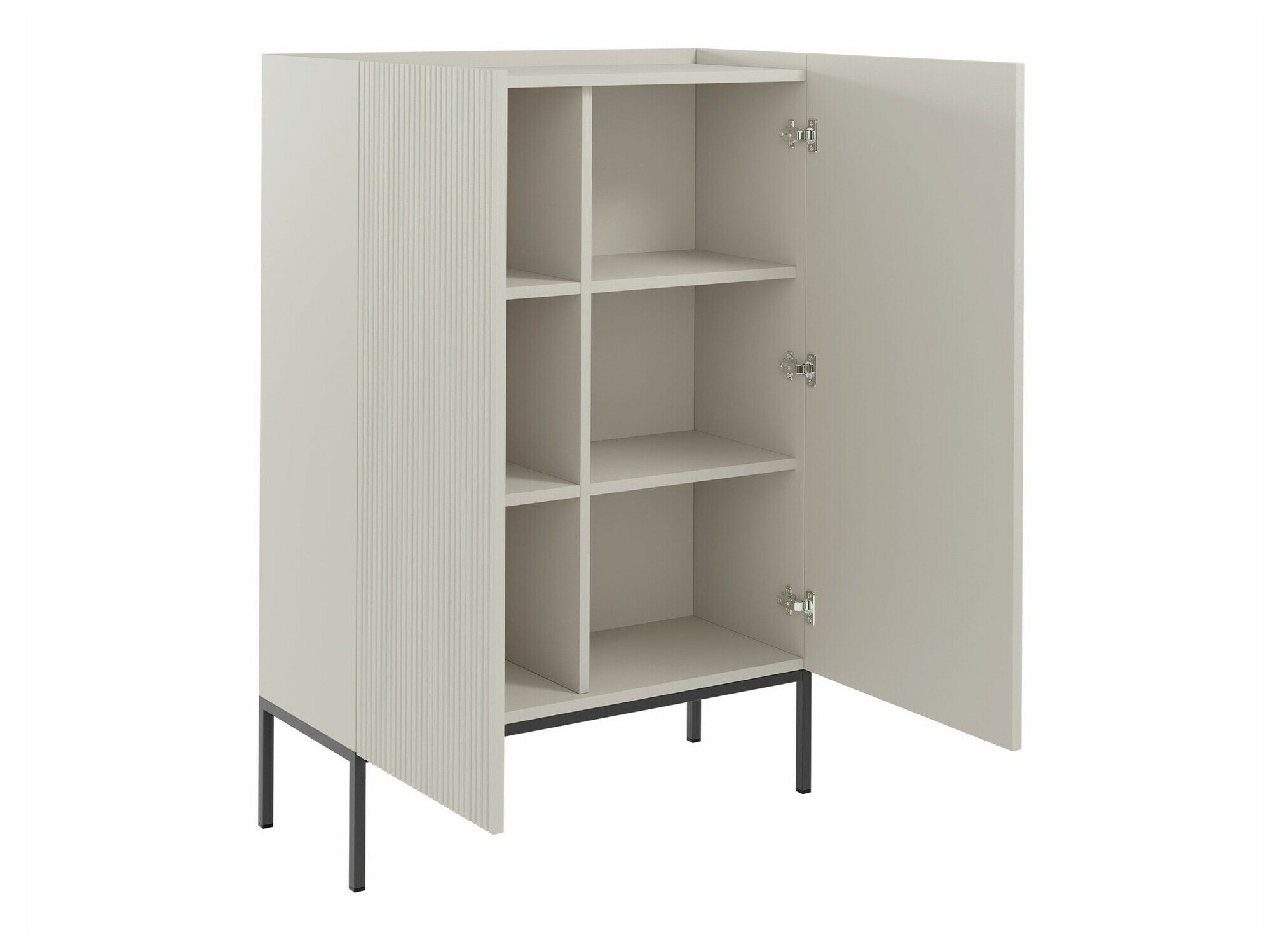 Bookcase Lunole 100 (Artisan oak + Black)