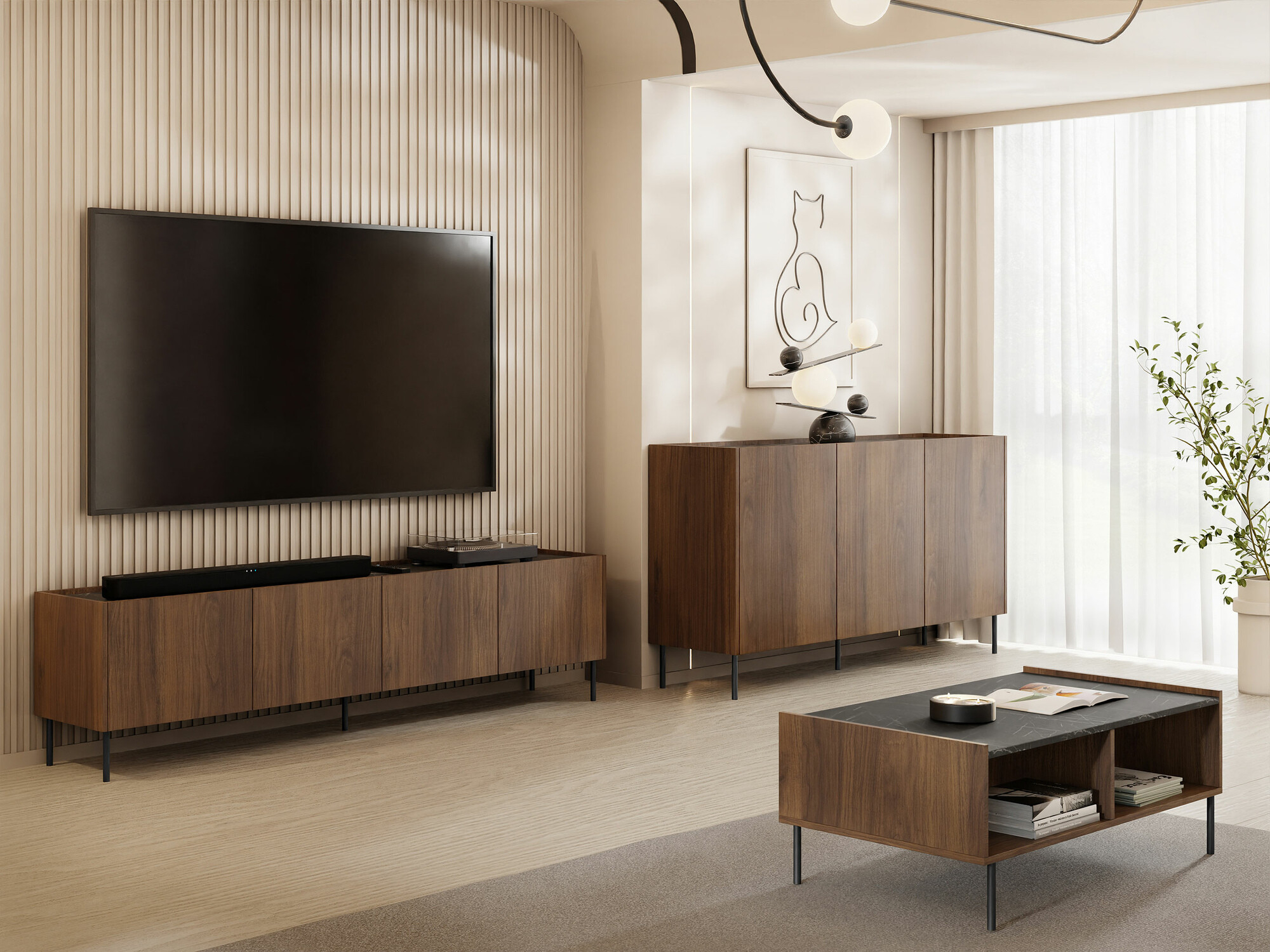 TV stand Comfivo Belviro I