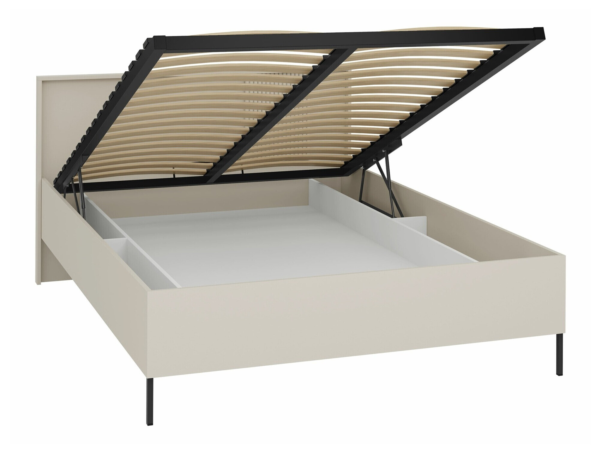 Bed Lunole 105 (Artisan oak + Black)