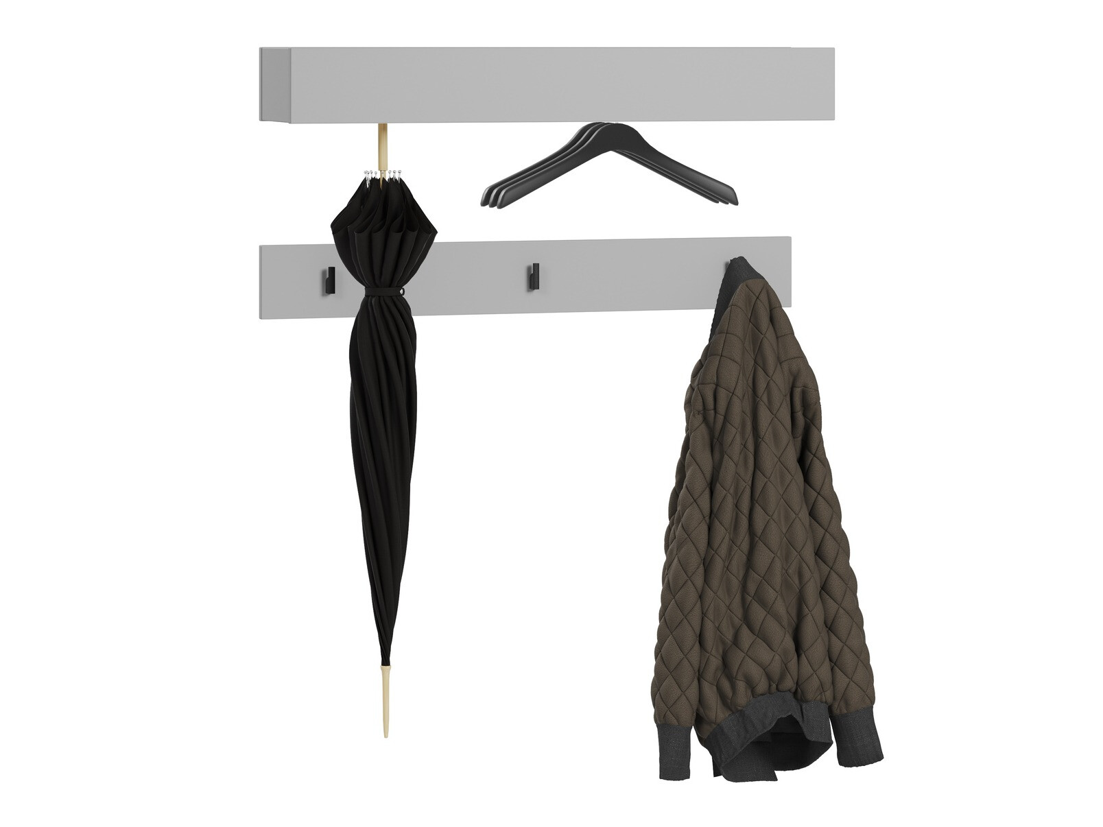 Coat rack Lorcama 103 (Grey)