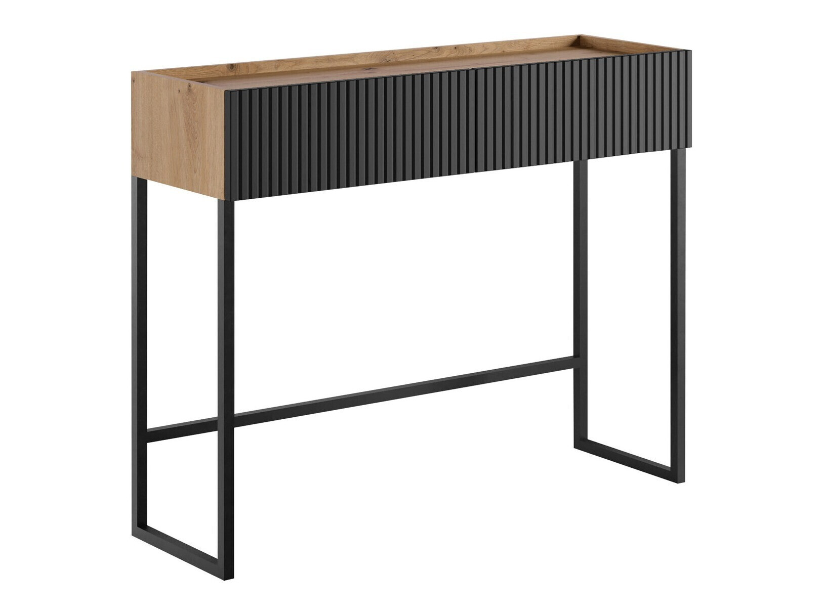 Console table Lunole 103 (Artisan oak + Black)