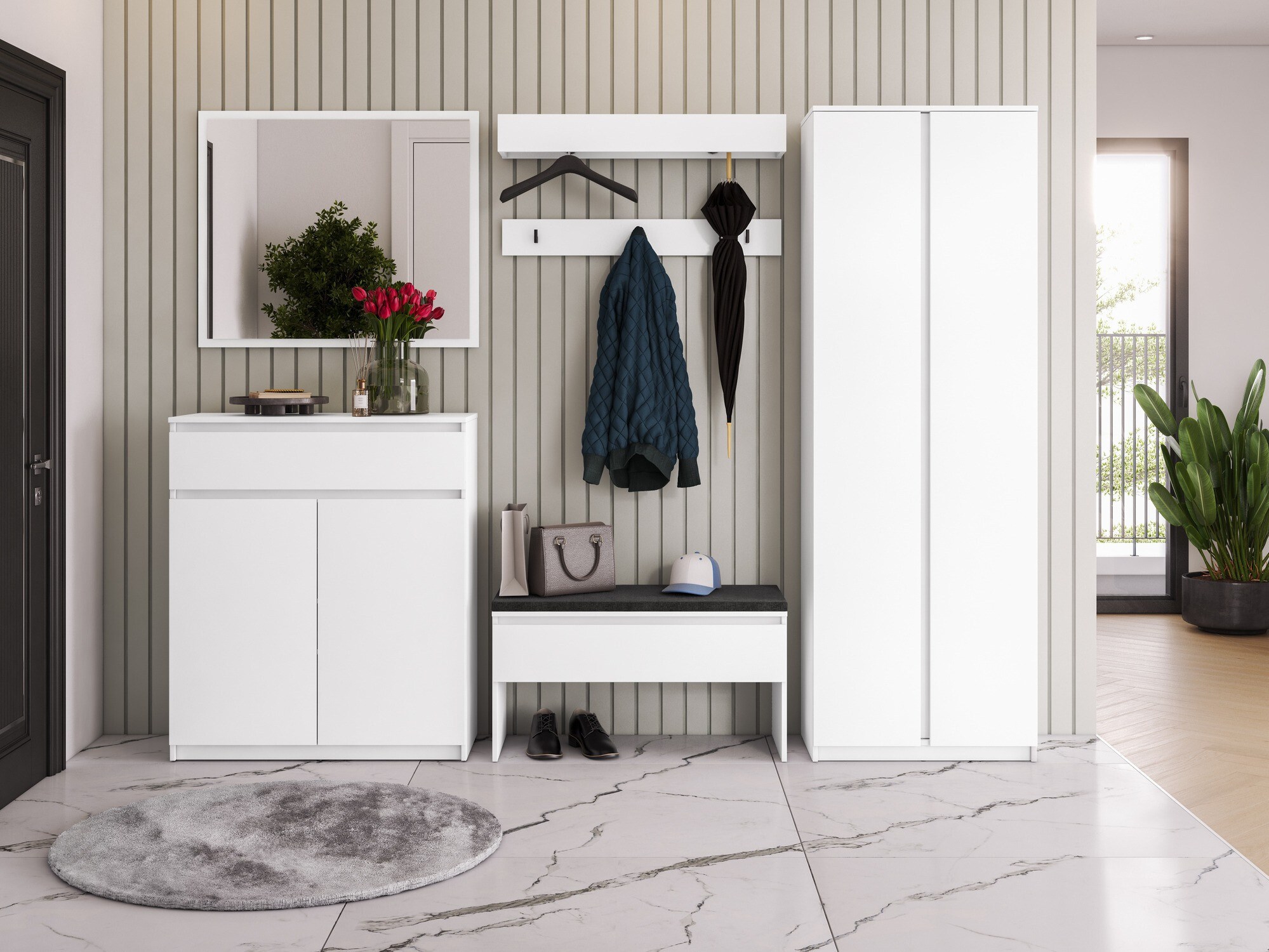 Mirror Lorcama 101 (White)