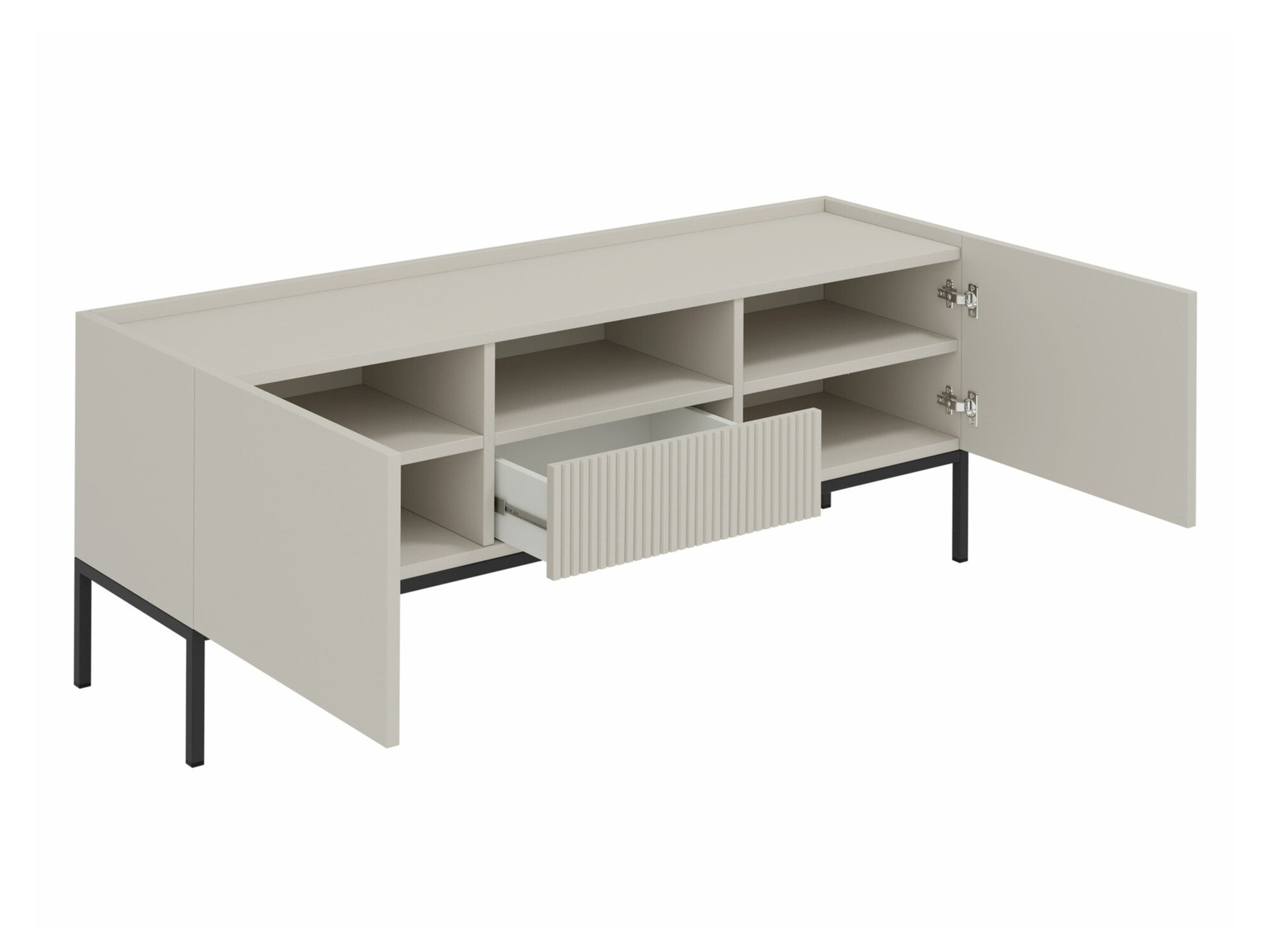 TV stand Lunole 109 (Artisan oak + Black)