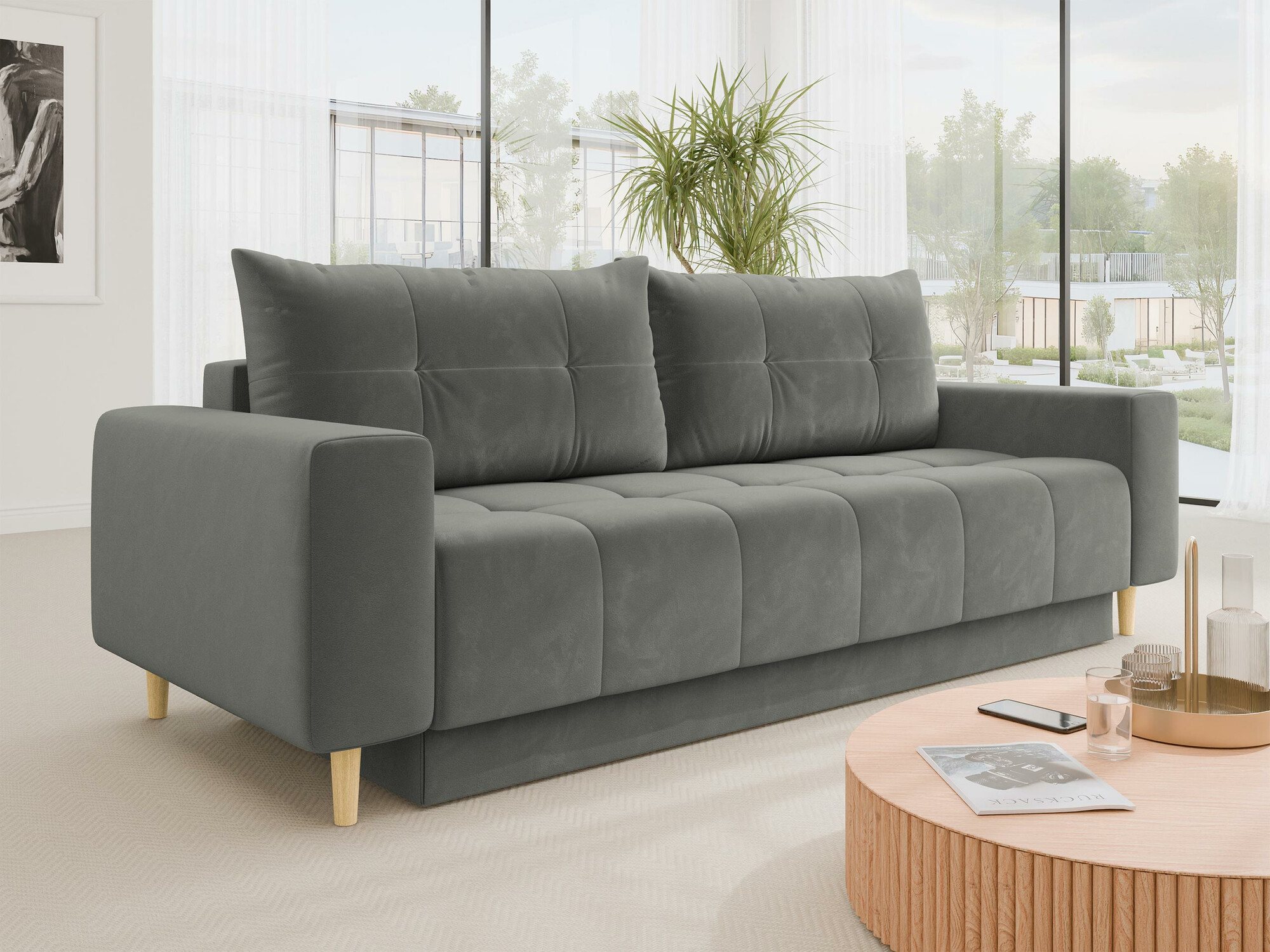 Sofa bed Delaware 104 (Bluvel 13)