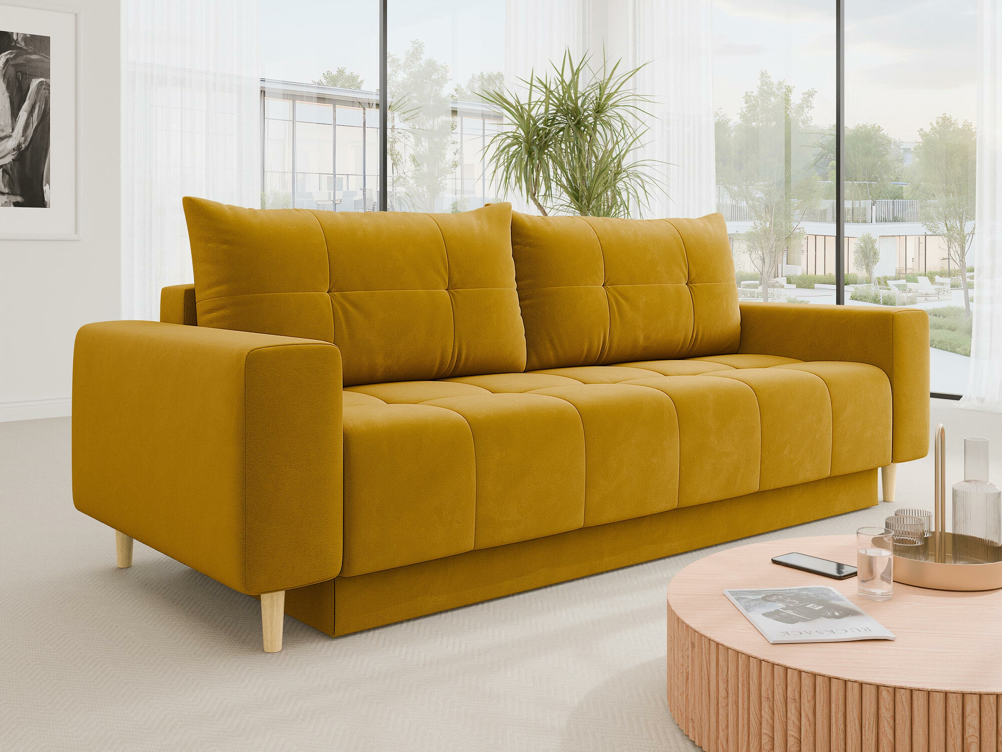 Sofa bed Delaware 104 (Bluvel 68)