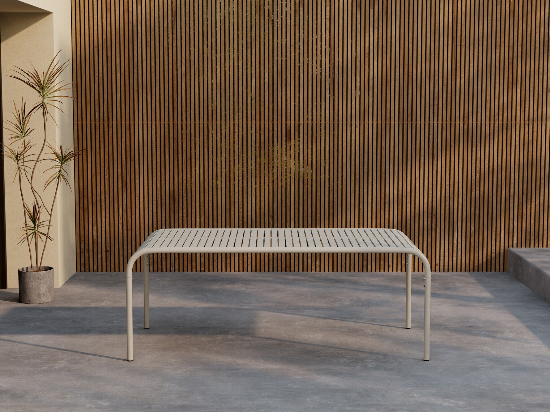 Outdoor table Dallas 4771 (Beige)