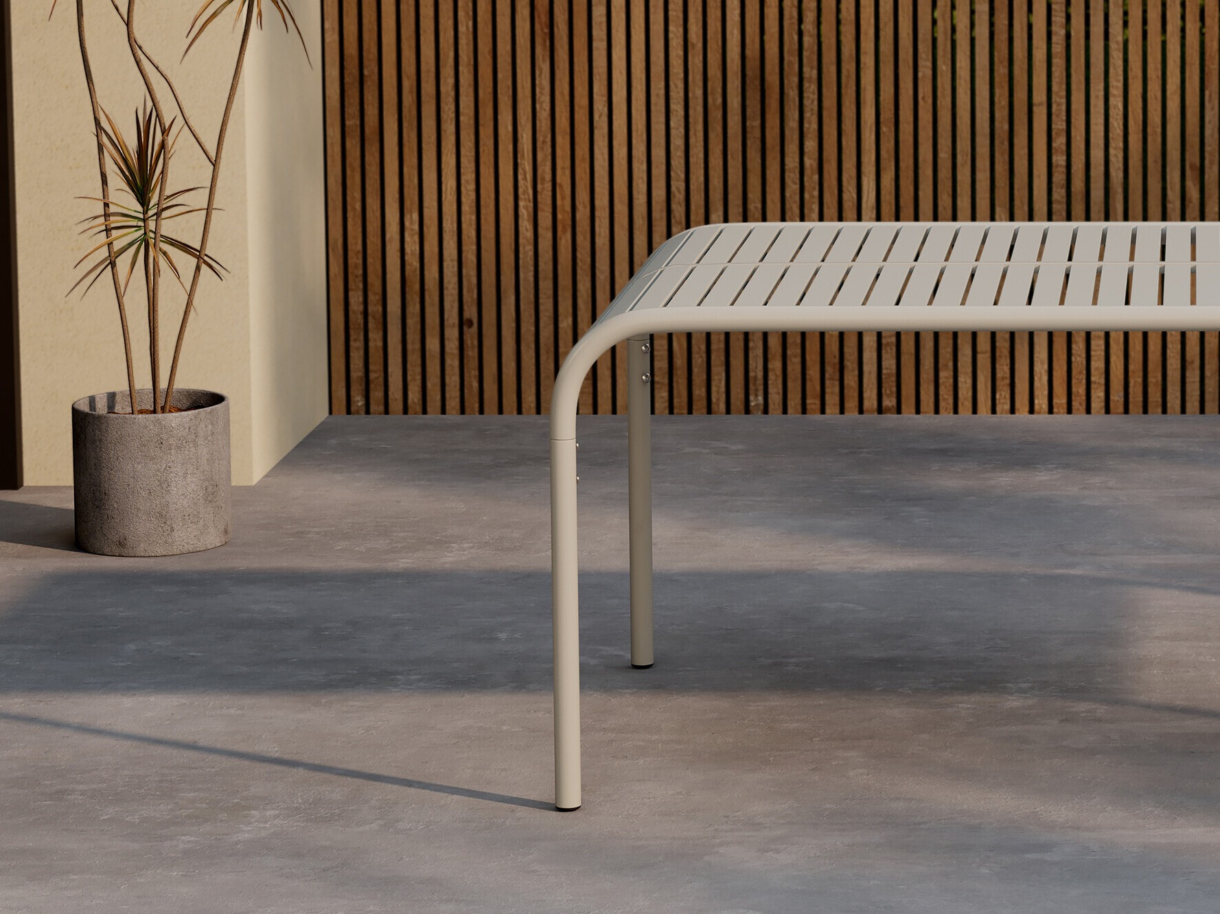 Outdoor table Dallas 4771 (Beige)