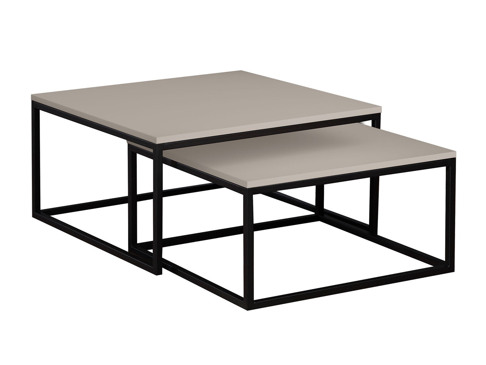 Coffee table set Oswego 101 (Cashmere + Black)