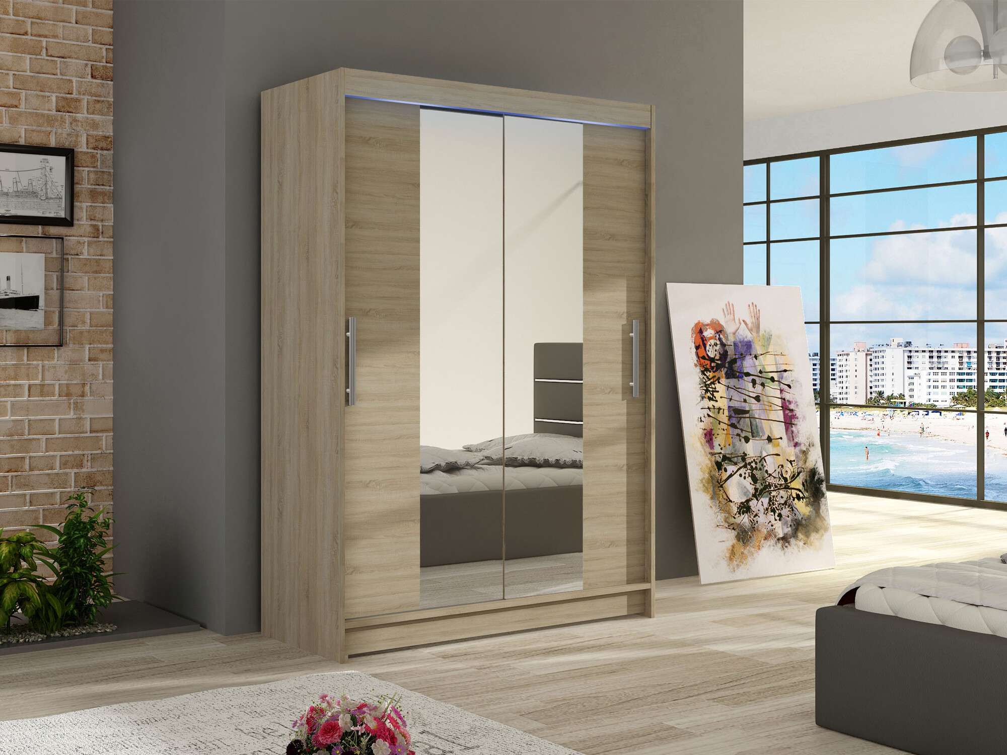 Wardrobe Closico Pacron II (Sonoma oak)