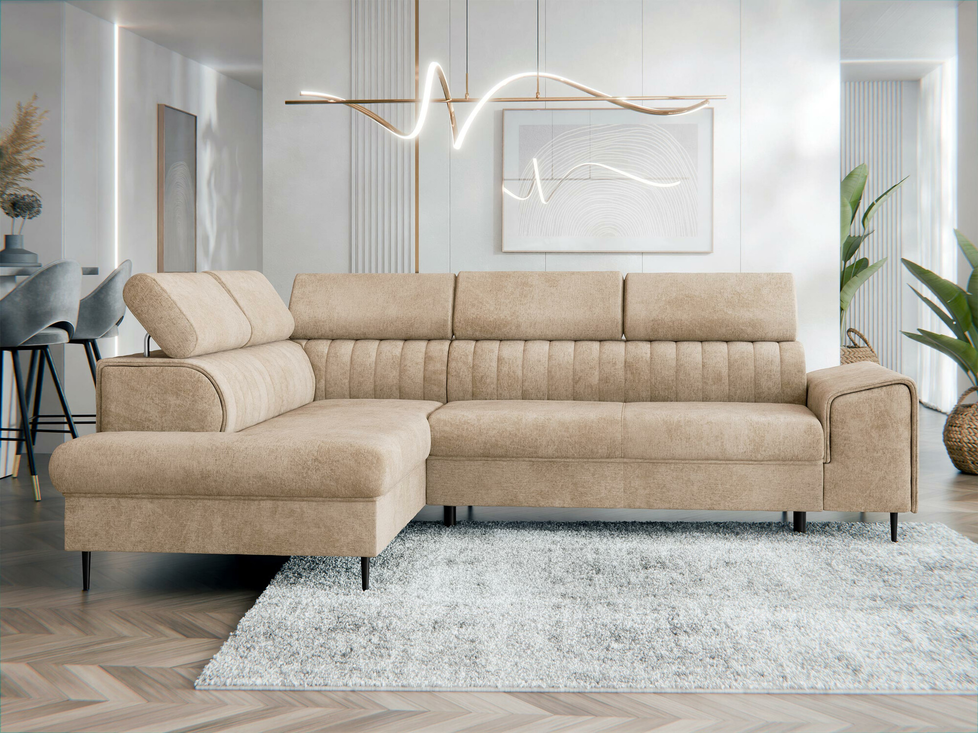 Corner sofa Comfivo Universum (Clara 215.03)