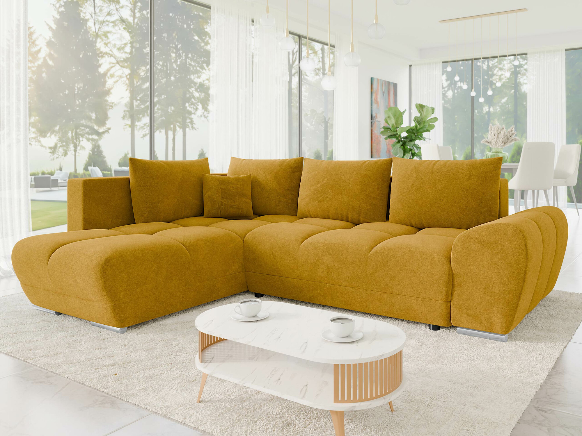 Corner sofa Camden 107 (Velo 626)