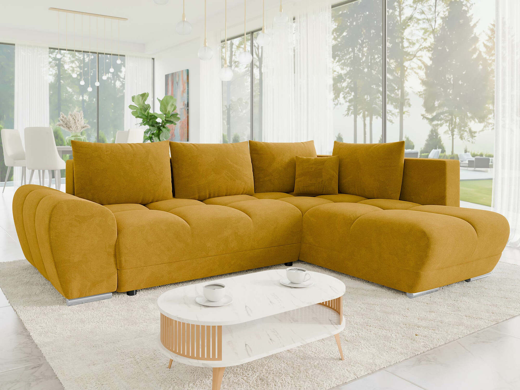 Corner sofa Camden 107 (Velo 626)