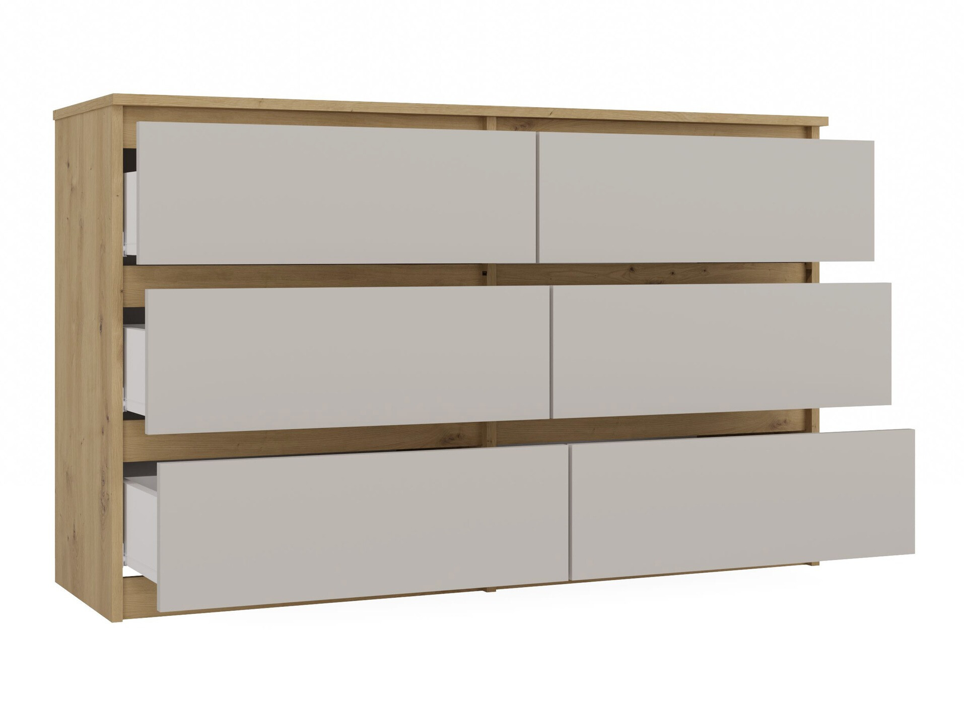 Chest of drawers Elbvelu 103 (Artisan oak + Cashmere)