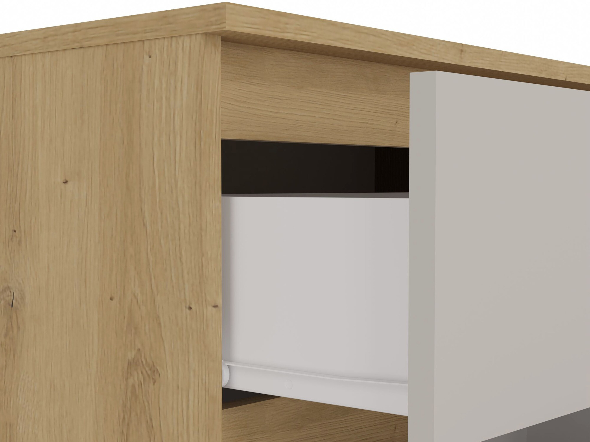 Chest of drawers Elbvelu 103 (Artisan oak + Cashmere)