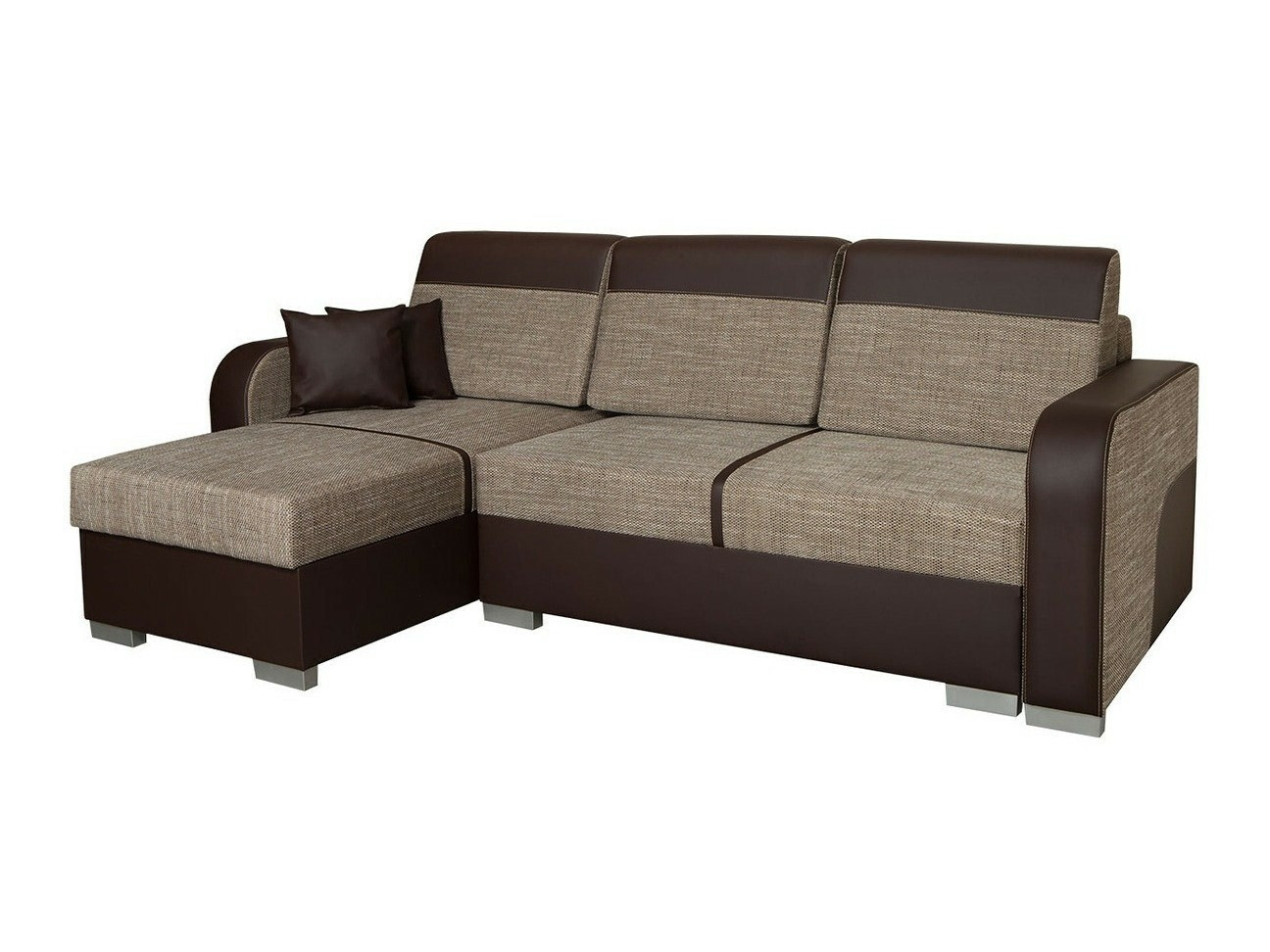 Corner sofa Edinburg 102 (Cayenne 1113 + Nevada 04)