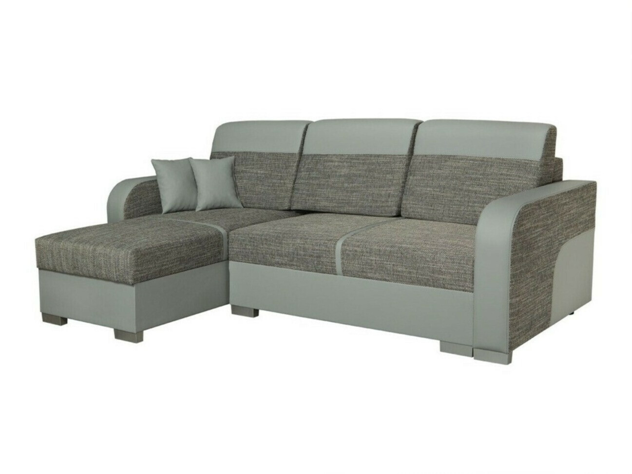 Corner sofa Edinburg 102 (Cayenne 1132 + Nevada 02)