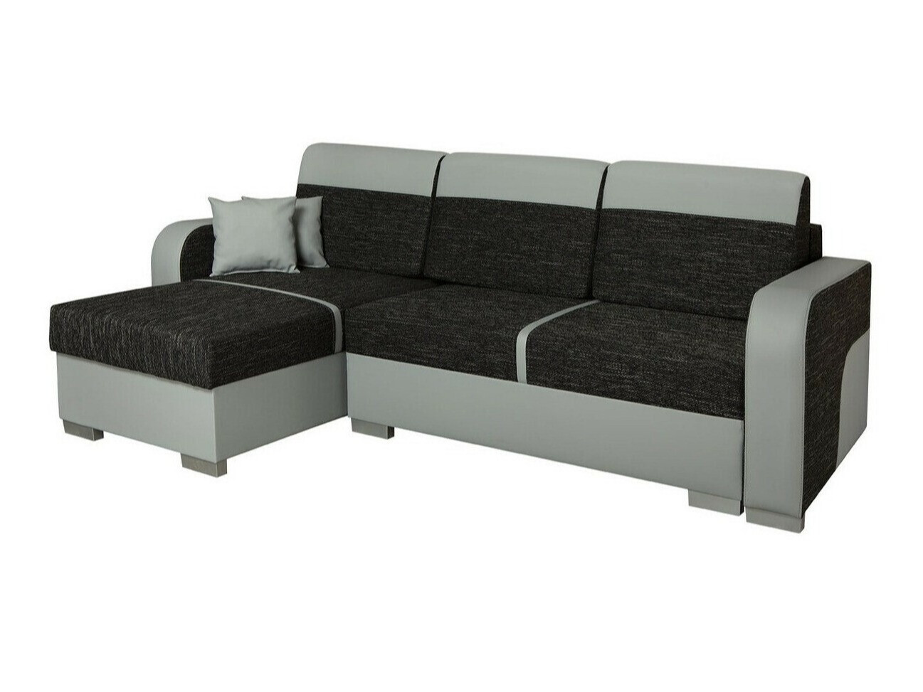 Corner sofa Edinburg 102 (Cayenne 1132 + Nevada 10)