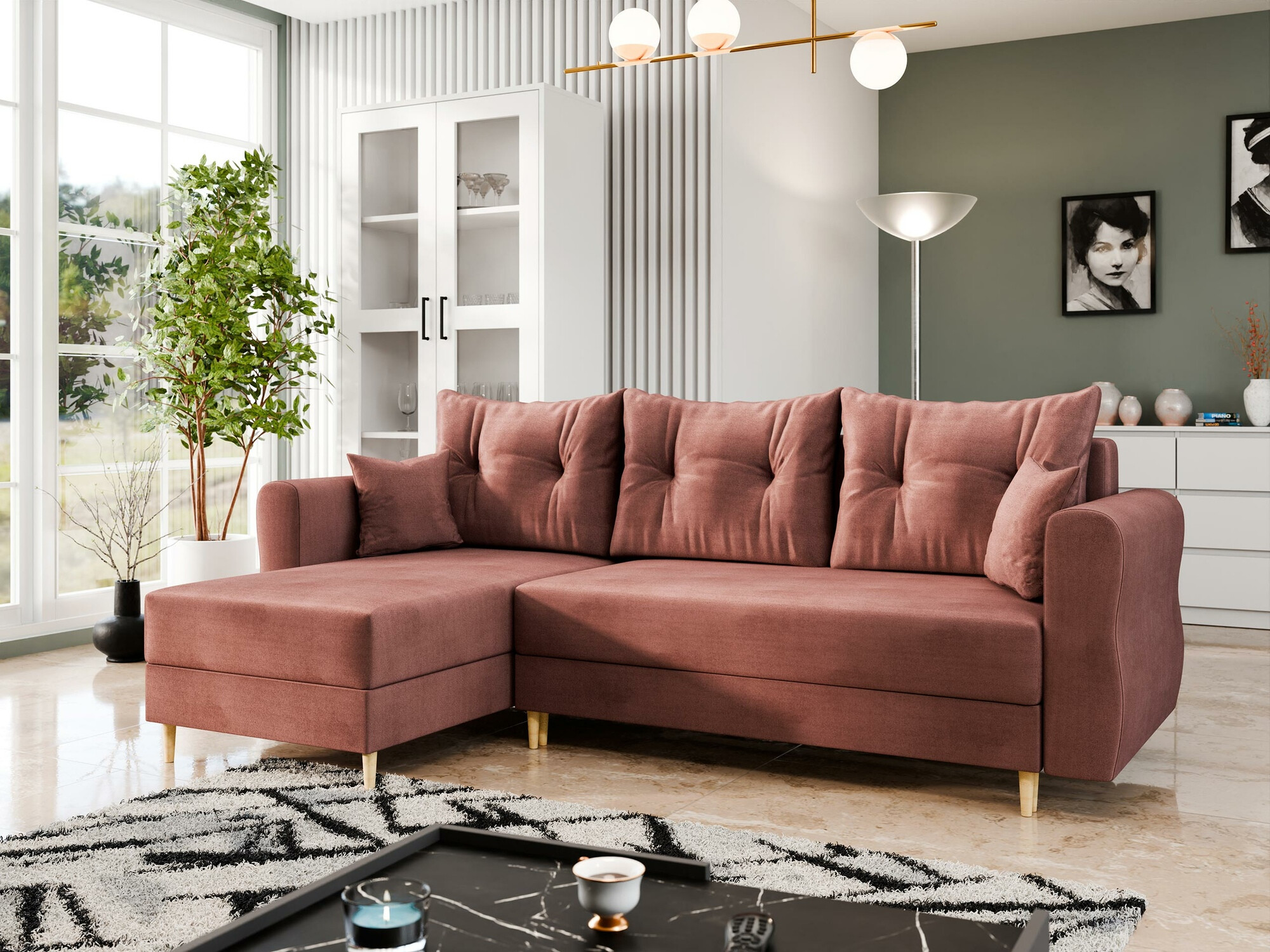 Corner sofa Veldala 102 (Manila 29)
