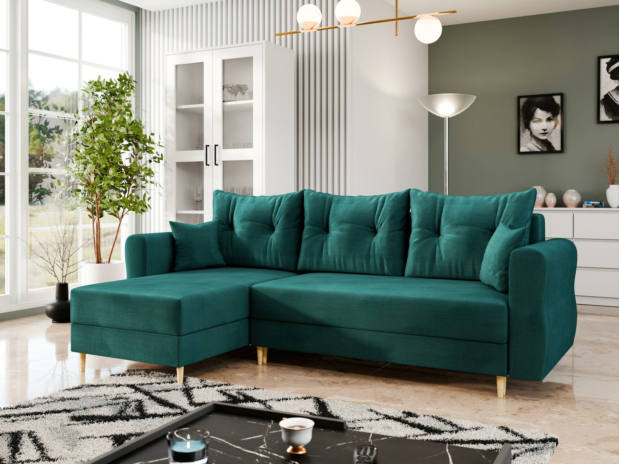Corner sofa Veldala 102 (Manila 37)