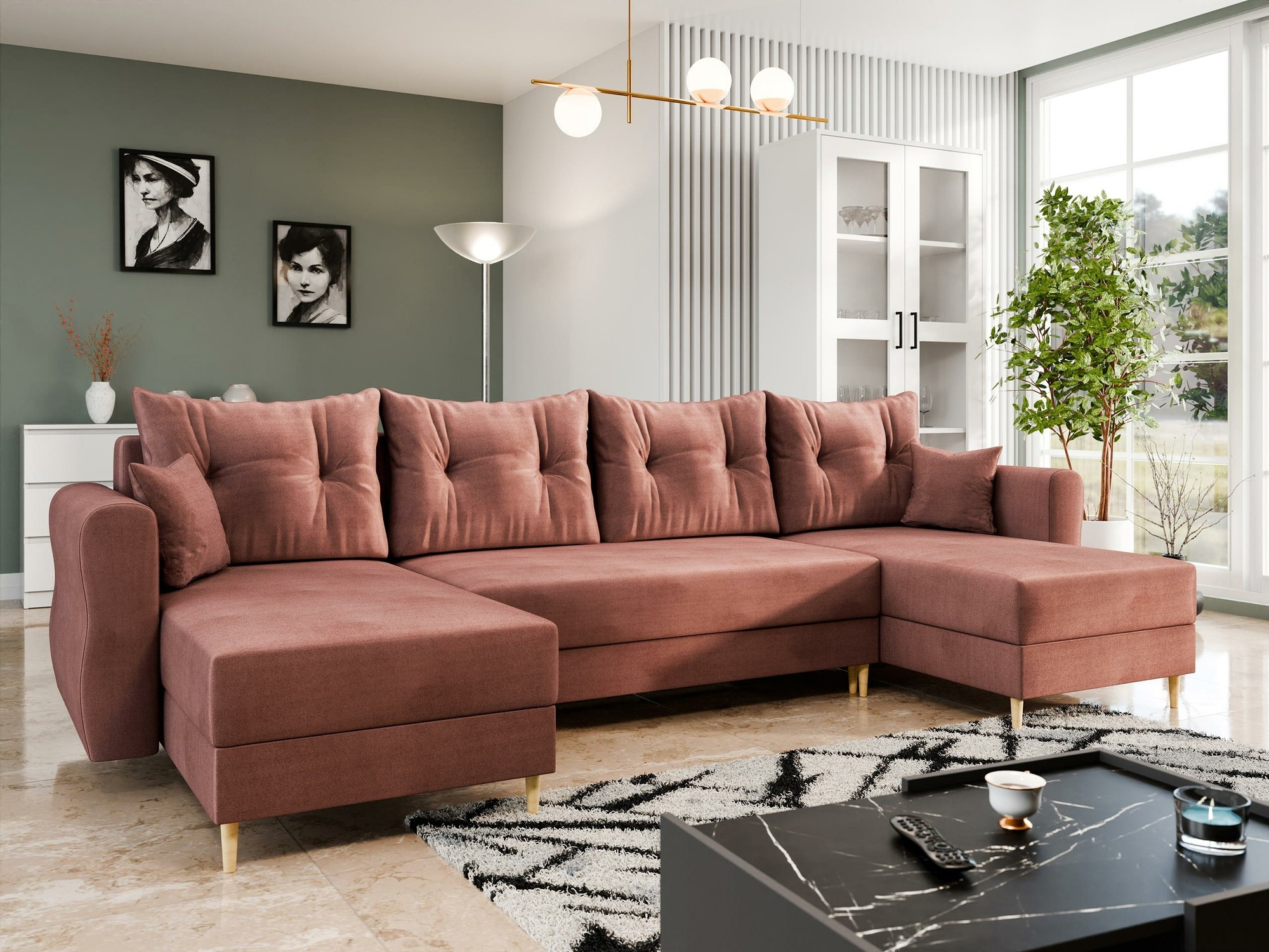 Corner sofa Veldala 103 (Manila 29)