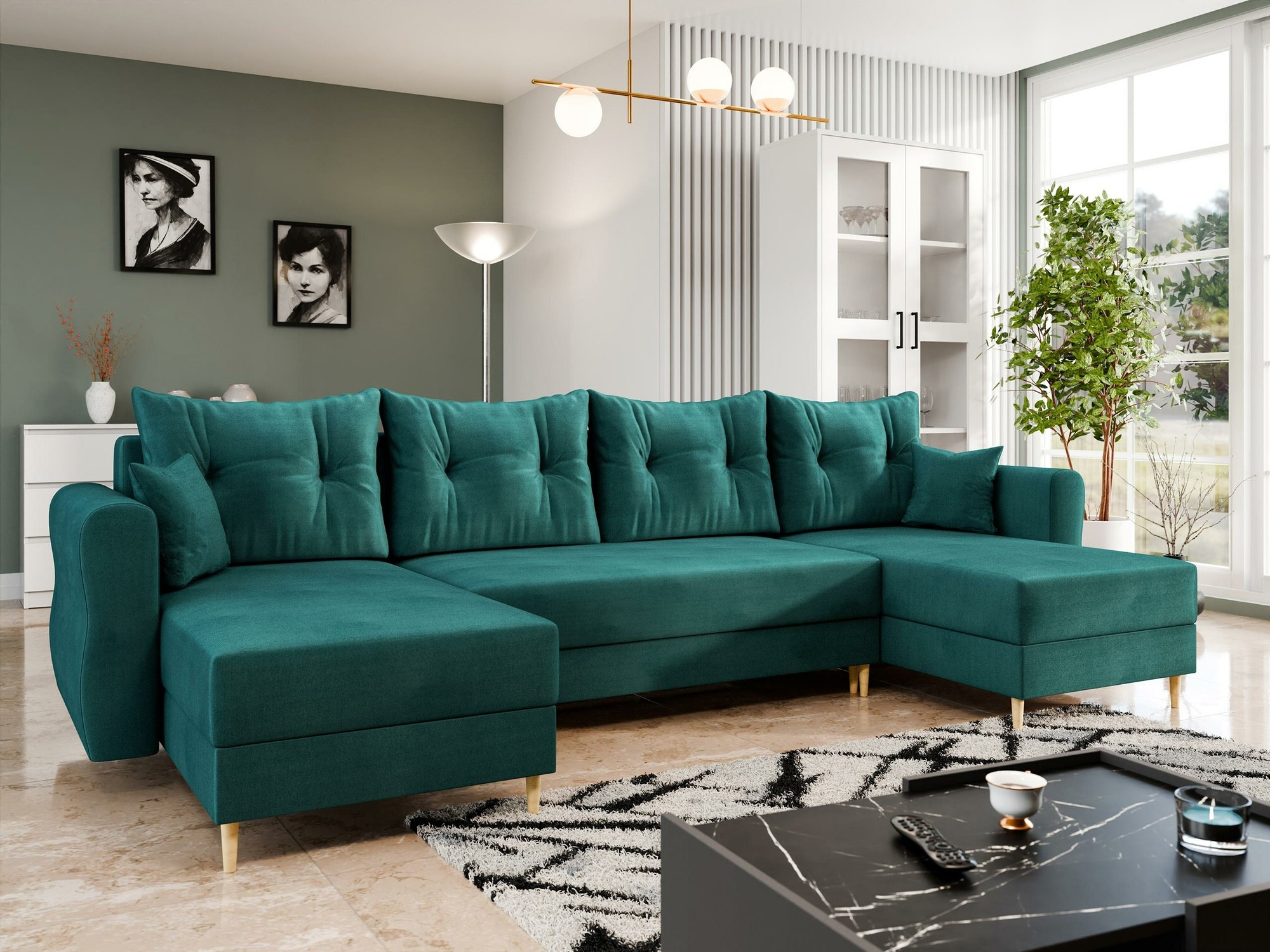 Corner sofa Veldala 103 (Manila 37)