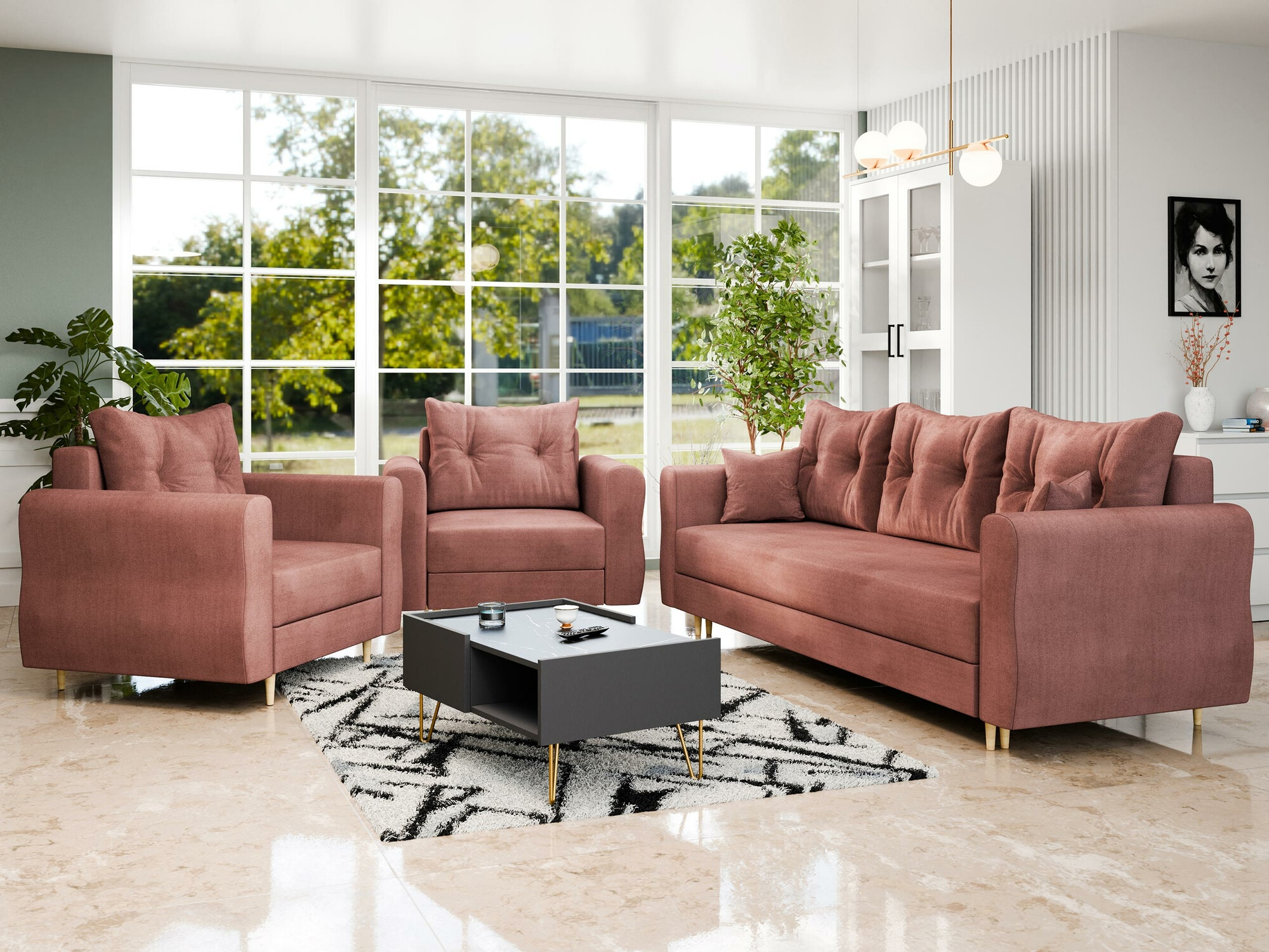 Upholstered furniture set Veldala 106 (Manila 29)