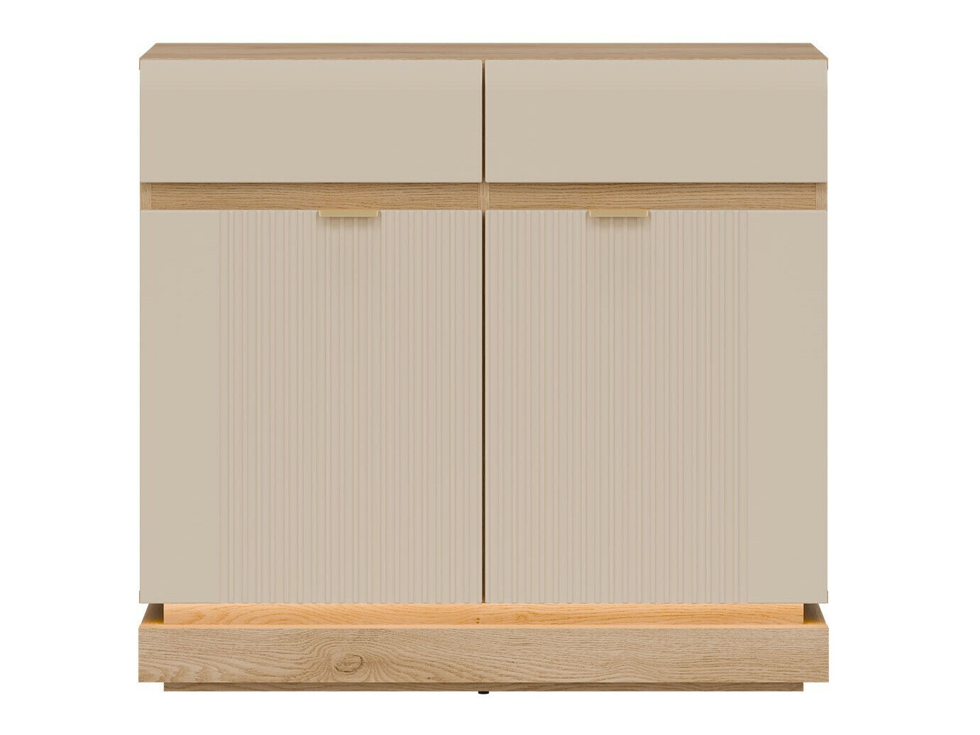 Chest of drawers Teselbu 102 (Cashmere + Oak)