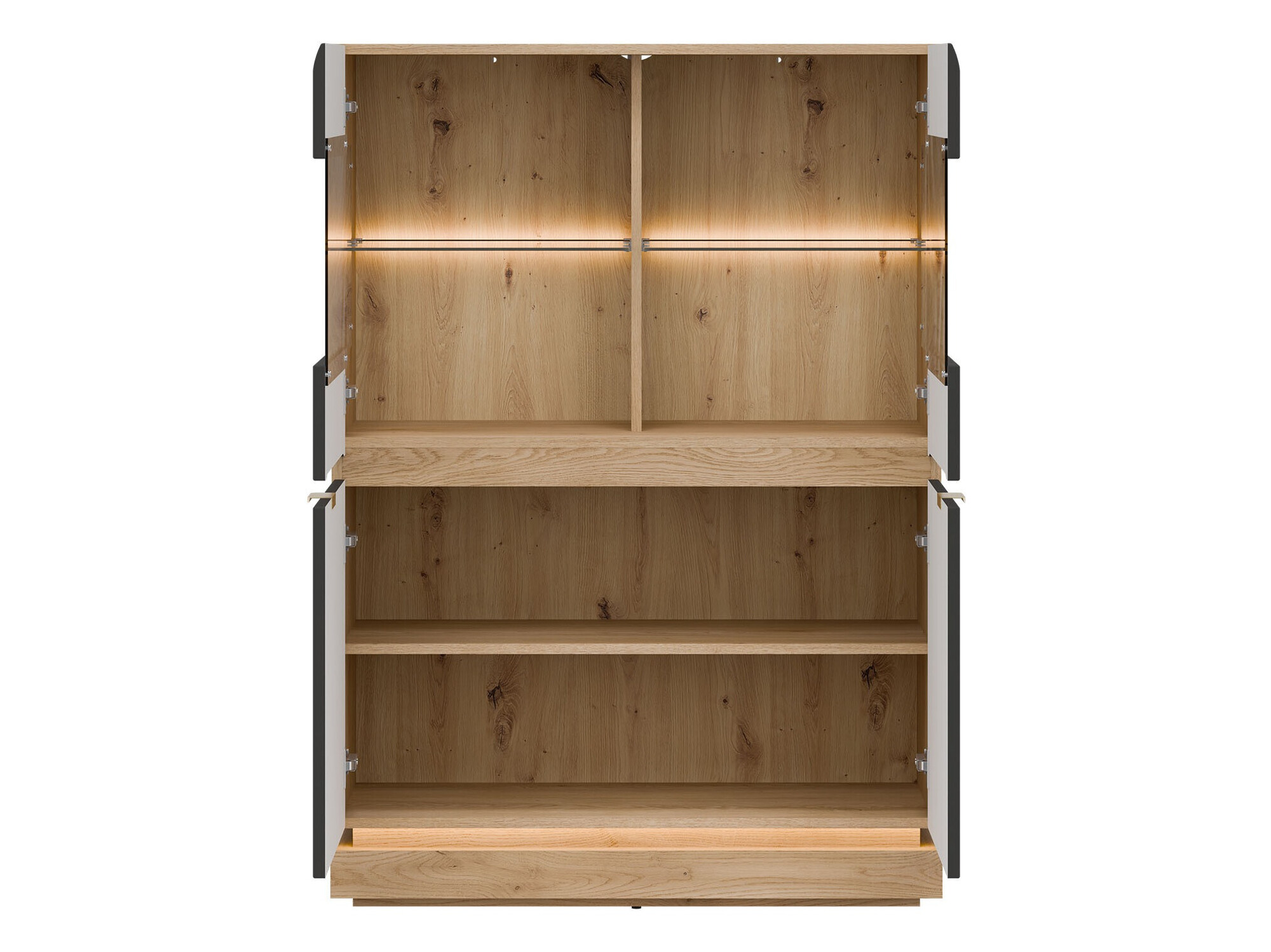 Sideboard Teselbu 105 (Anthracite + Oak)