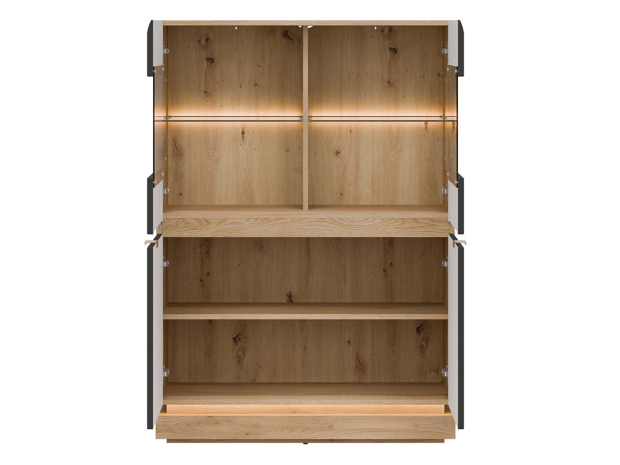 Sideboard Teselbu 105 (Anthracite + Oak)