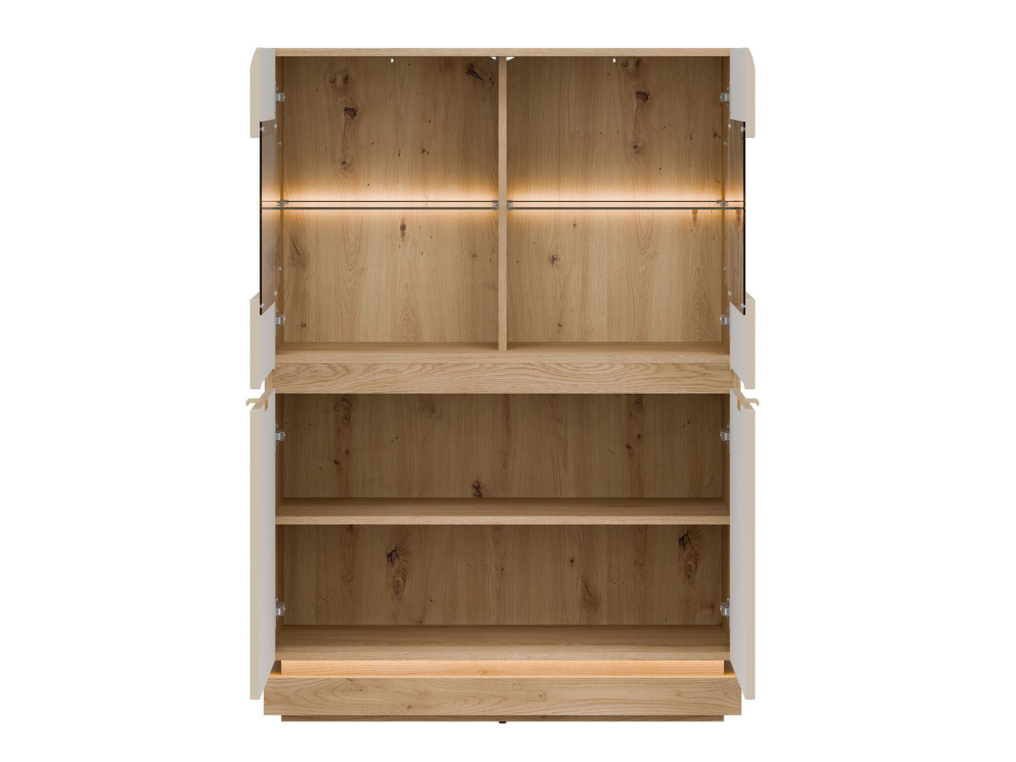 Sideboard Teselbu 105 (Cashmere + Oak)