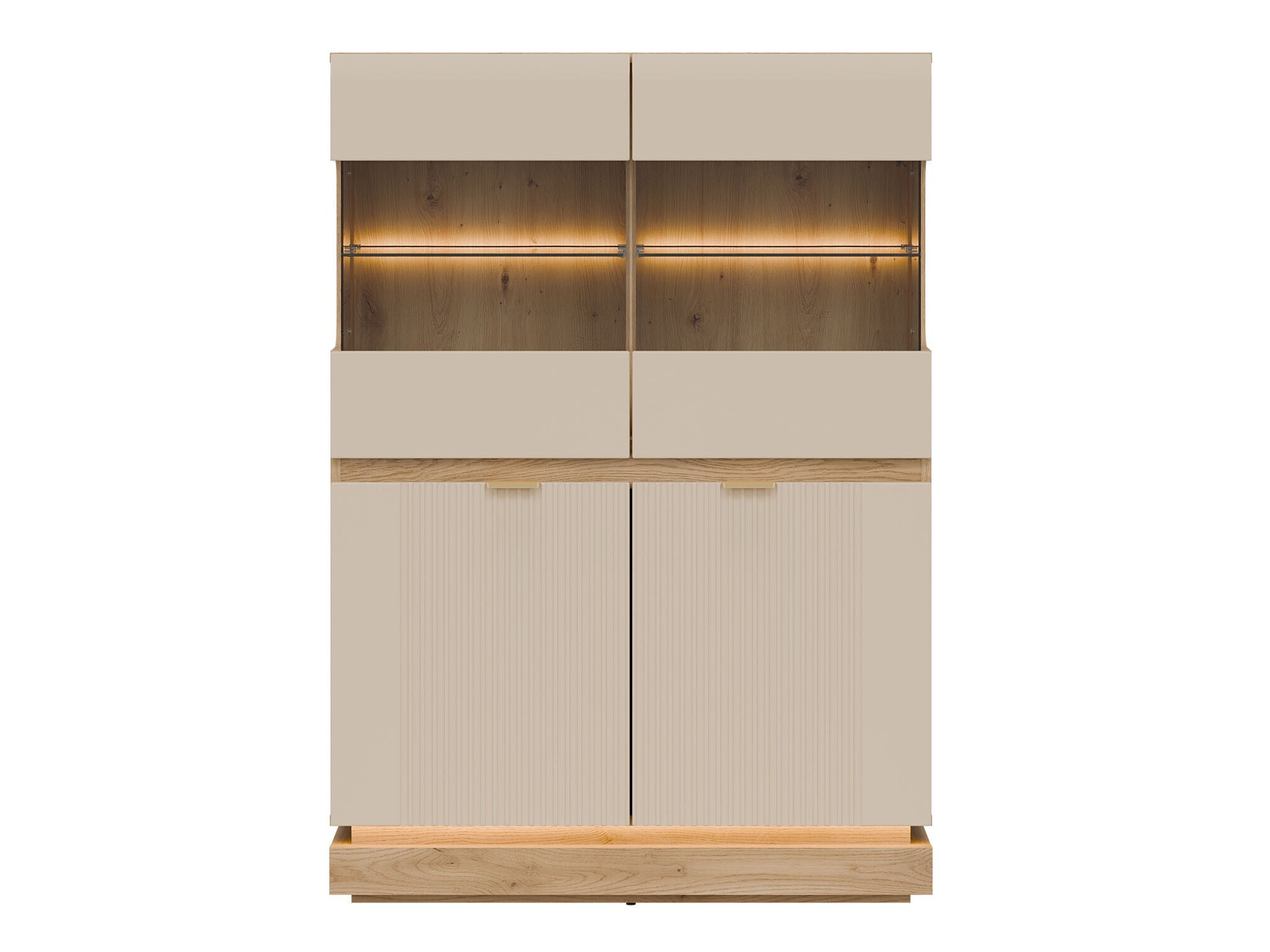 Sideboard Teselbu 105 (Cashmere + Oak)