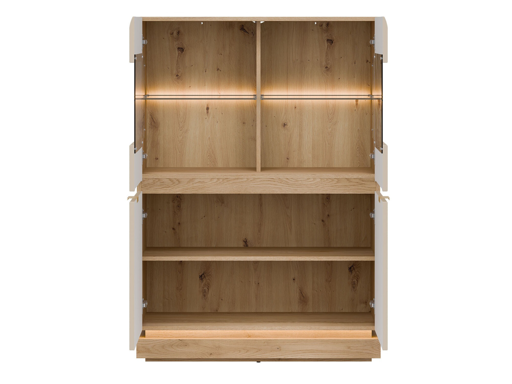 Sideboard Teselbu 105 (Cashmere + Oak)
