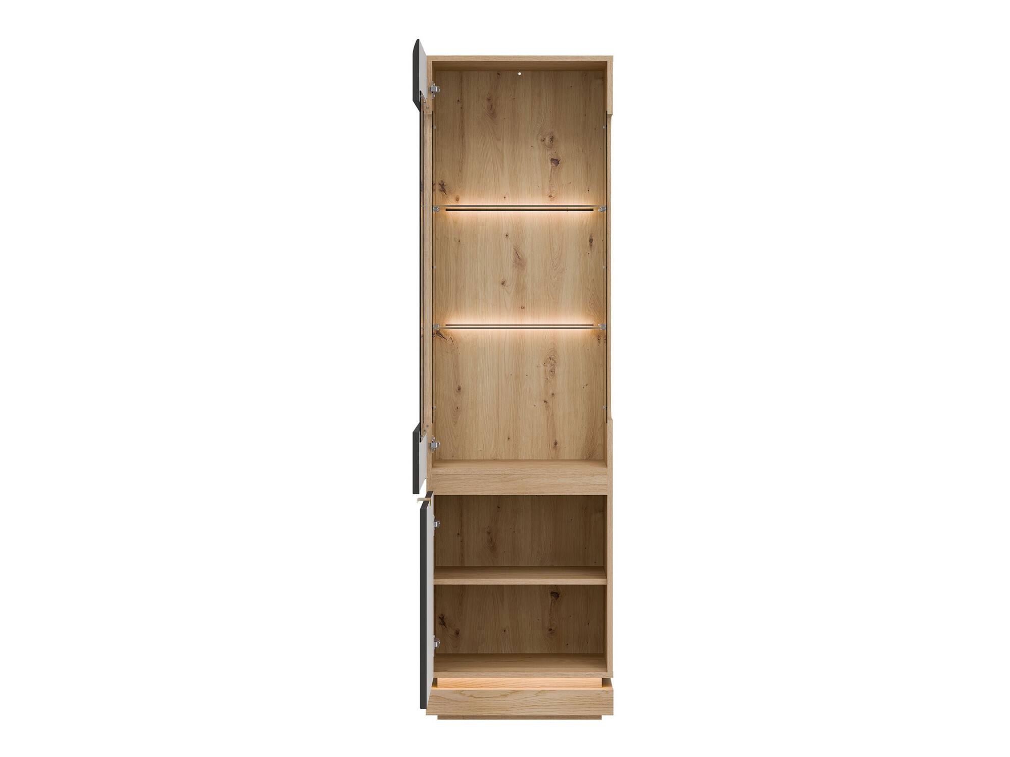 Bookcase Teselbu 109 (Anthracite + Oak)