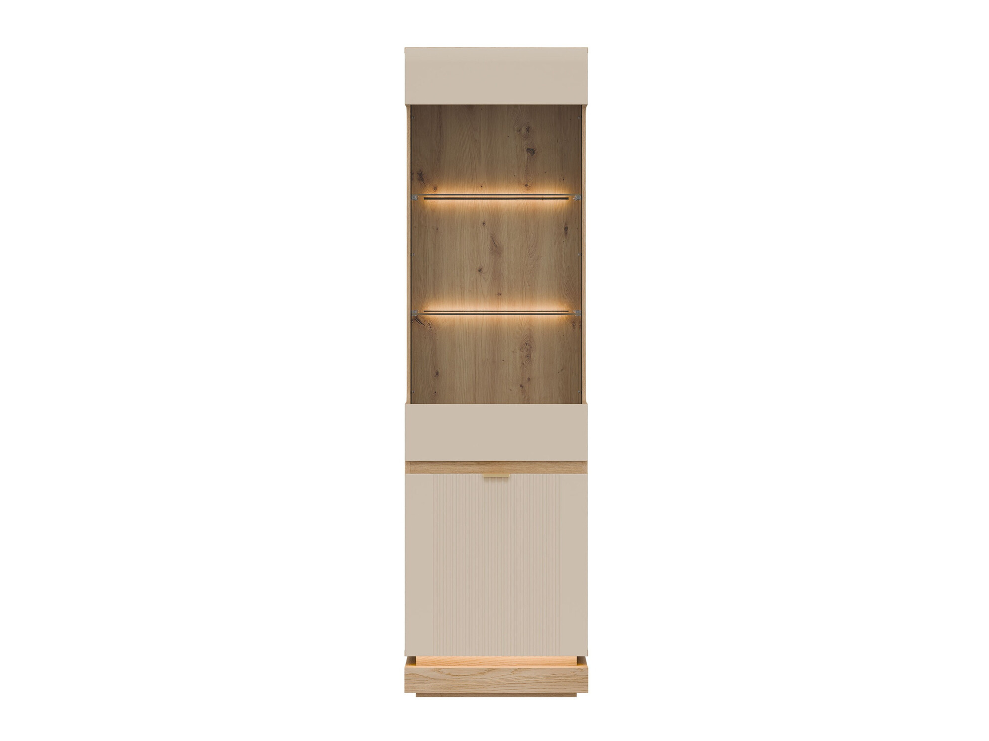 Bookcase Teselbu 109 (Cashmere + Oak)