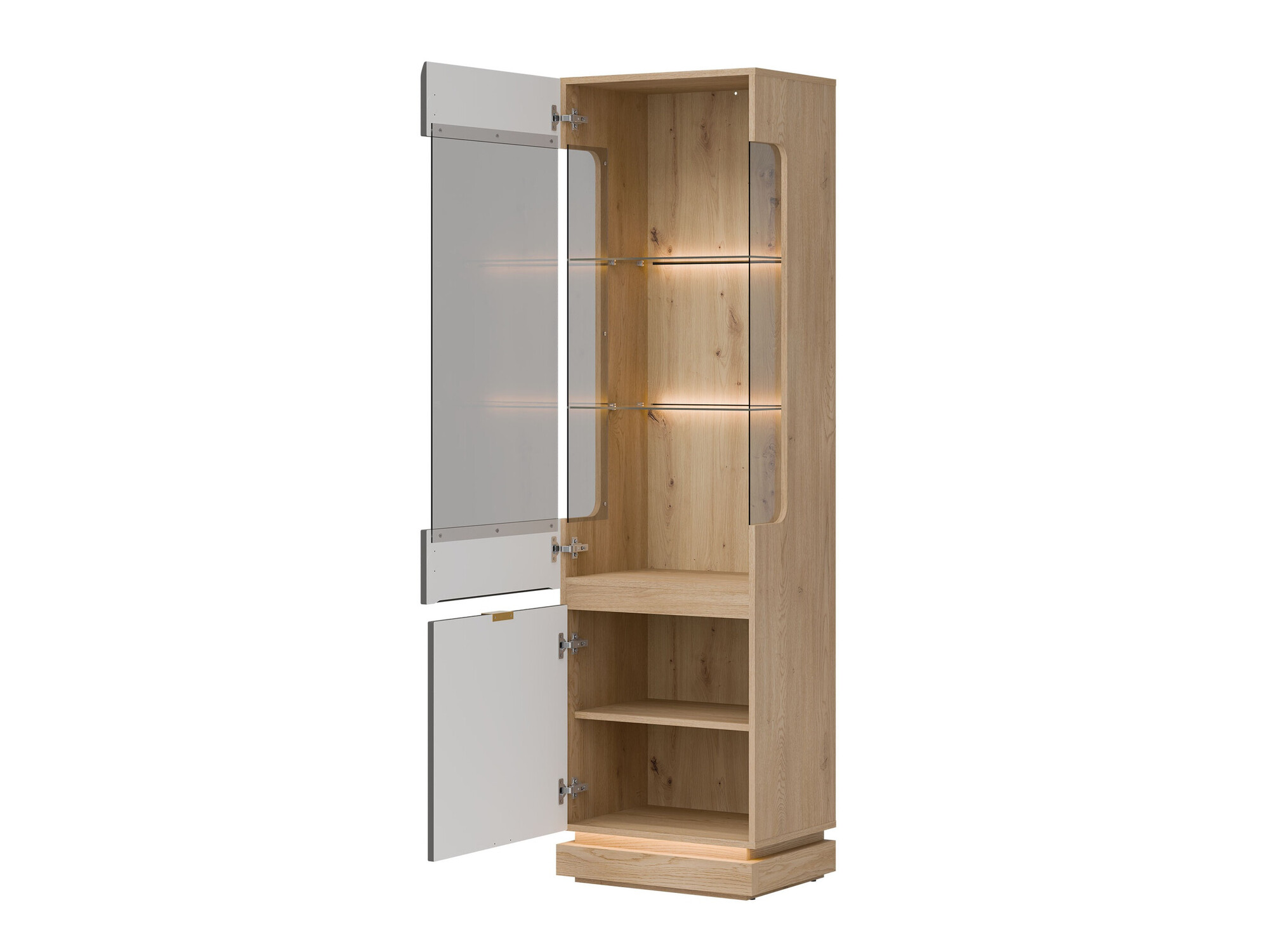 Bookcase Teselbu 109 (Grey + Oak)