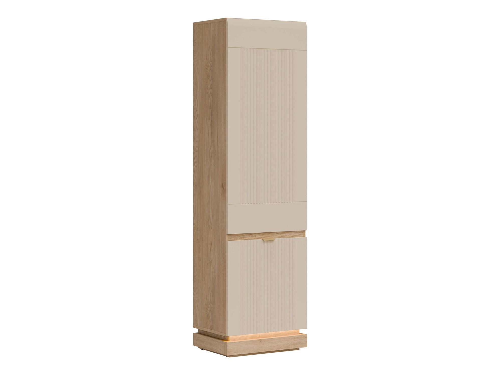 Bookcase Teselbu 112 (Cashmere + Oak)