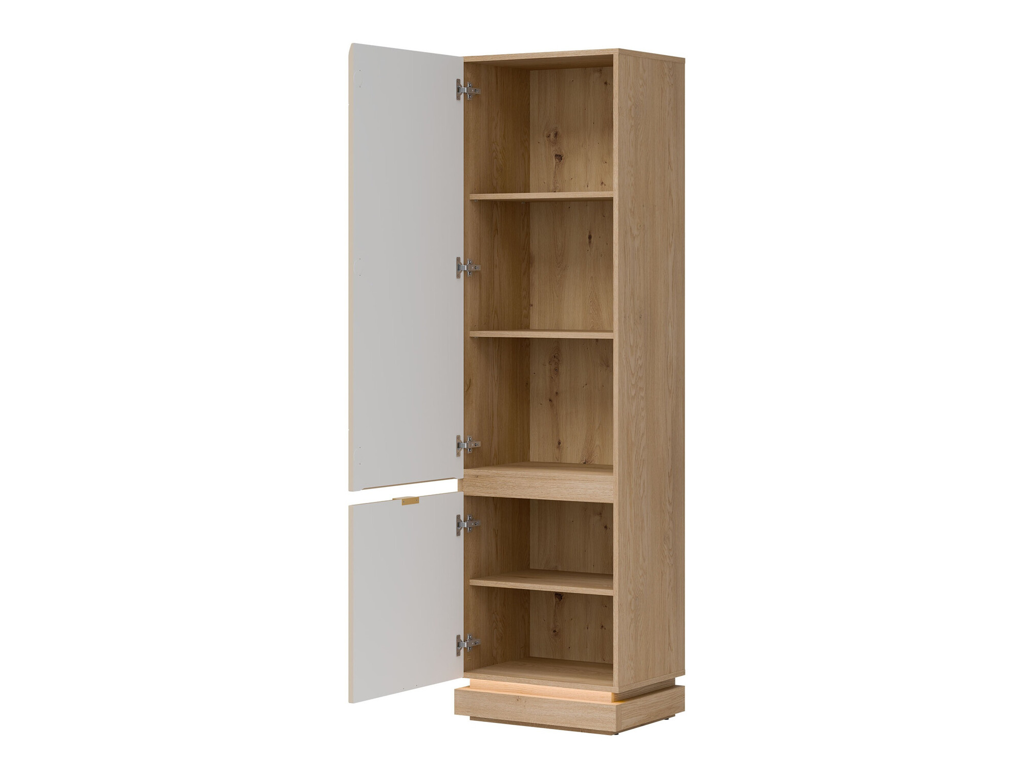 Bookcase Teselbu 112 (Cashmere + Oak)