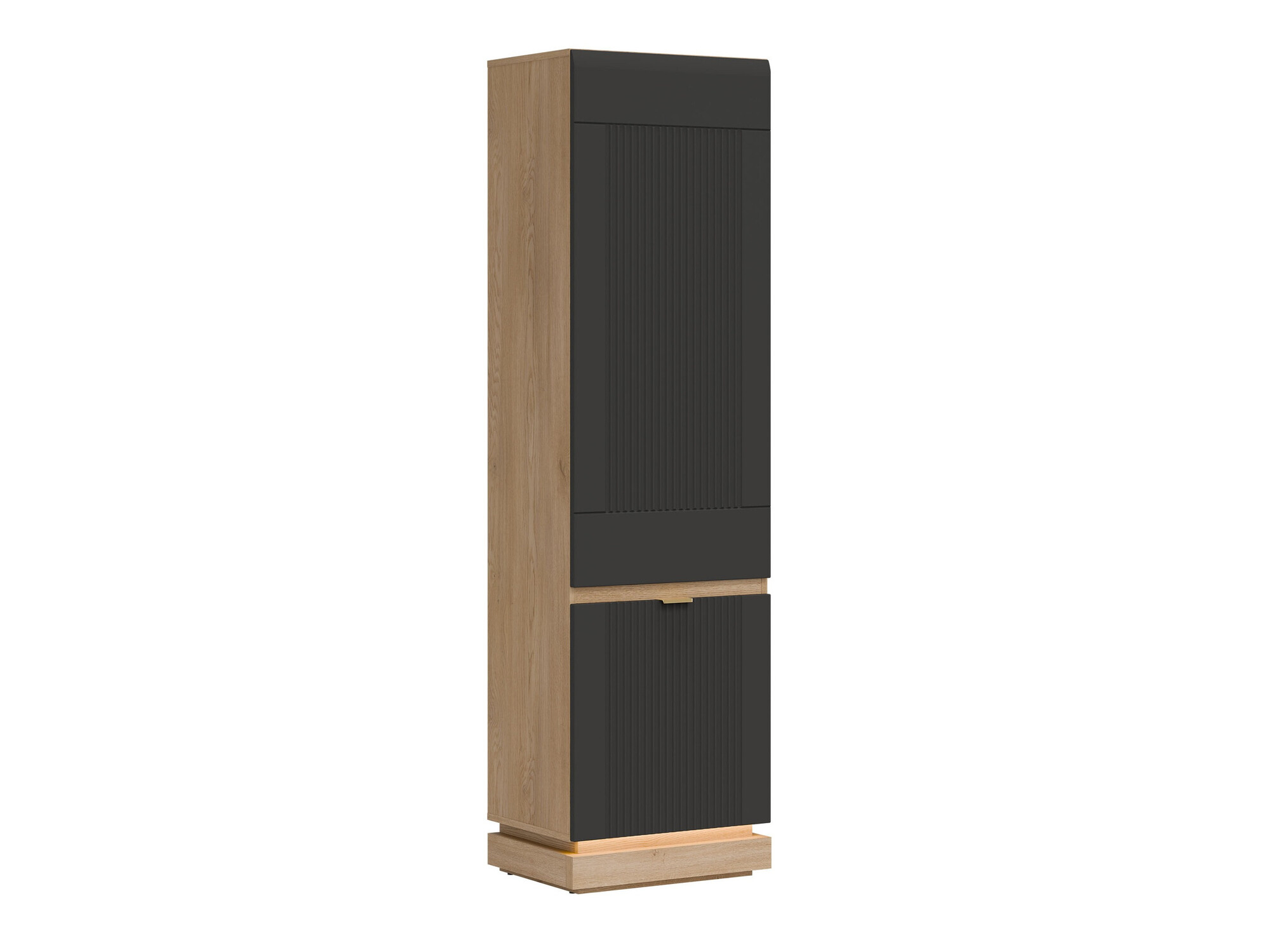 Bookcase Teselbu 112 (Anthracite + Oak)