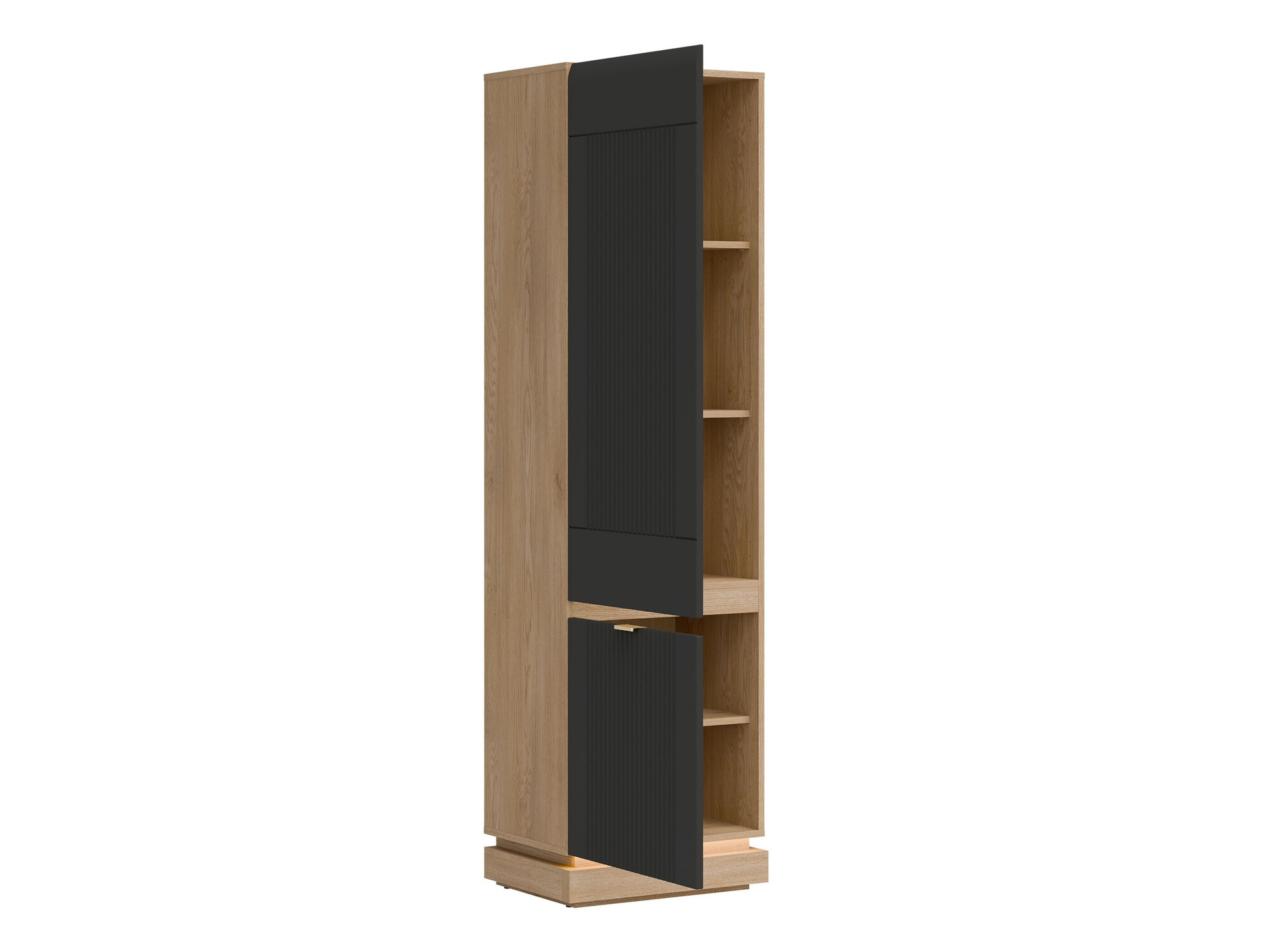 Bookcase Teselbu 112 (Anthracite + Oak)