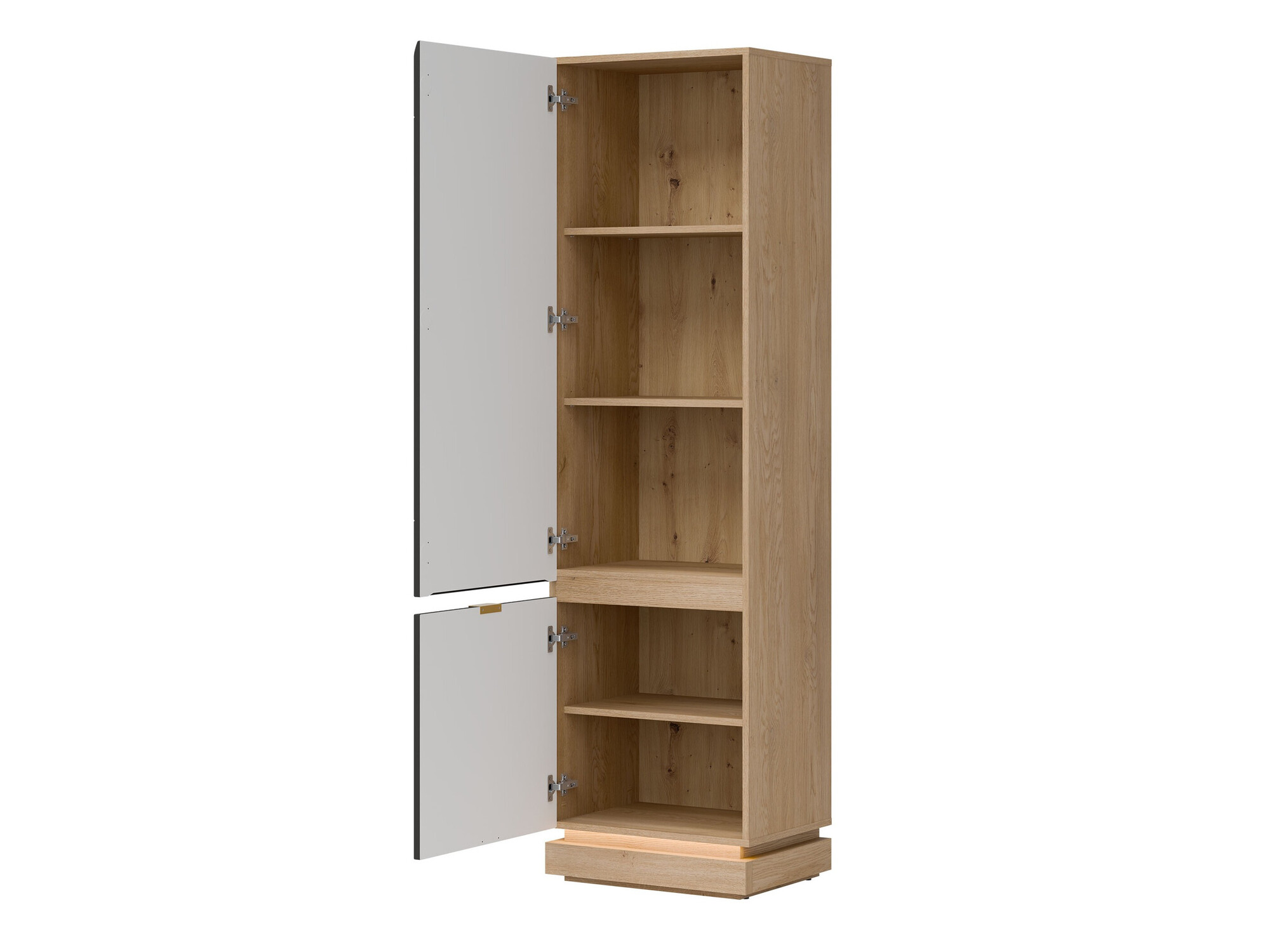 Bookcase Teselbu 112 (Anthracite + Oak)