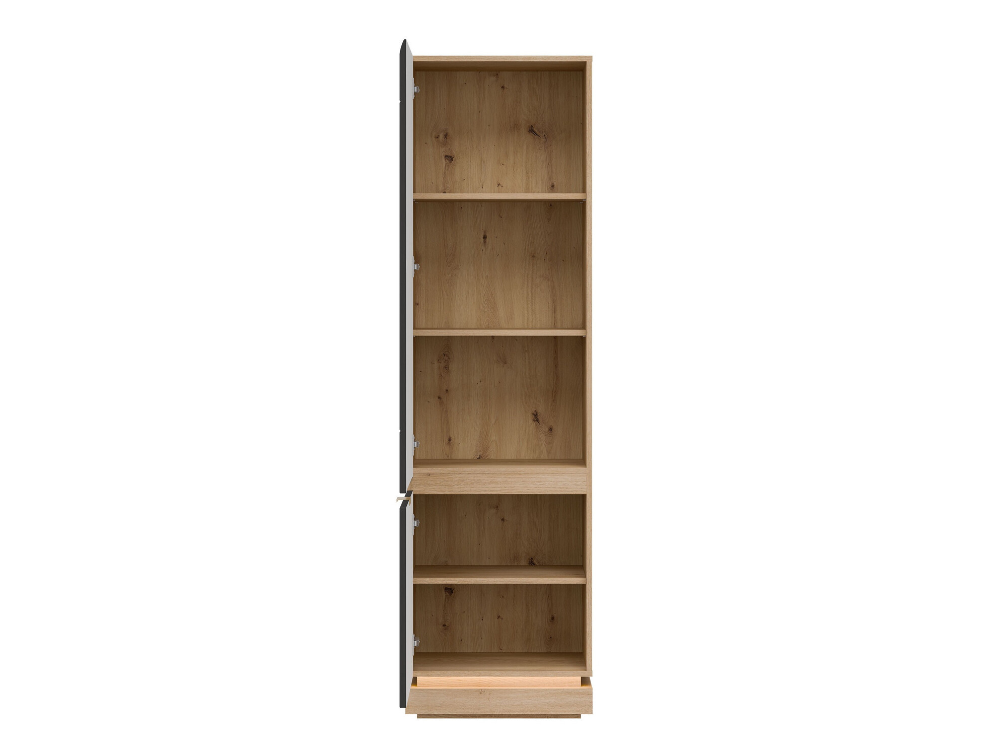 Bookcase Teselbu 112 (Anthracite + Oak)